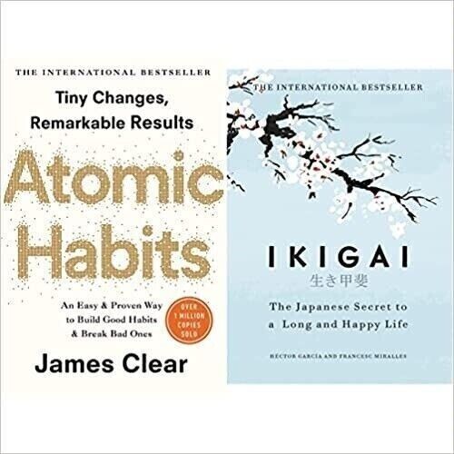Atomic Habits + Ikigai Set of 2 Books NEW STOCK FREE SHIPPING