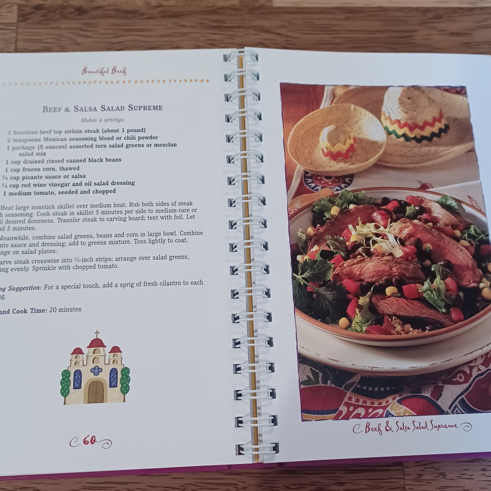 Mexican Cooking Cookbook Meals Sides Desserts Drinks 160 Pages Hardback