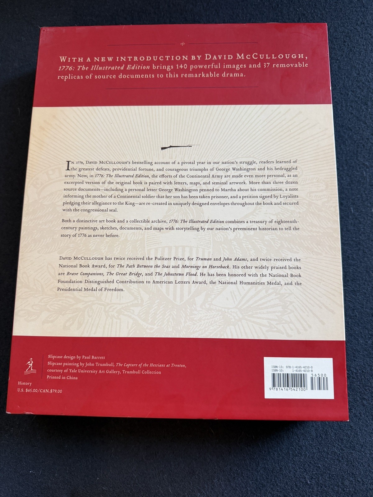 1776 The Illustrated Edition David McCullough – 140 Images & Removable Replicas