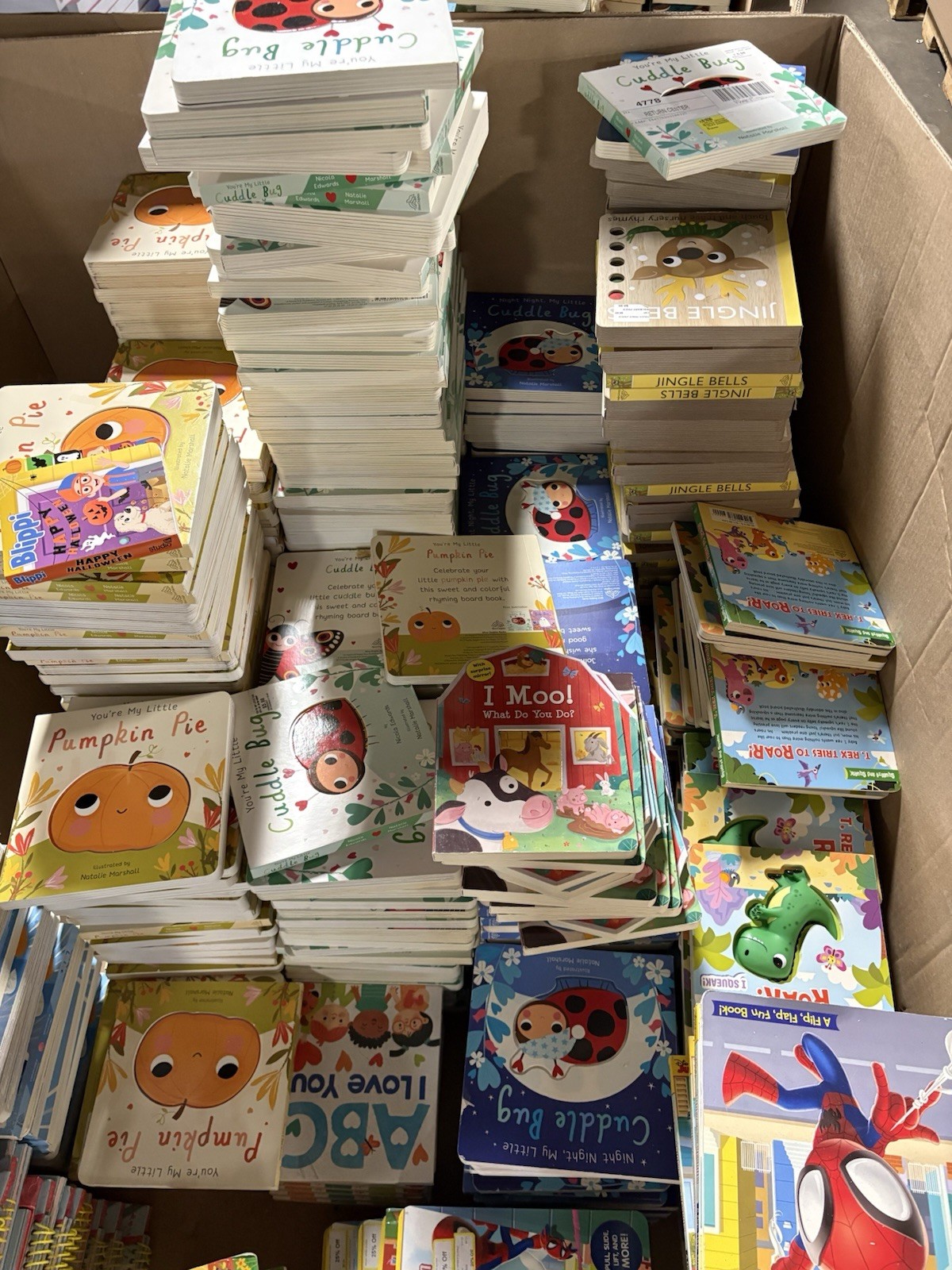 Lot of 50 Children BOARD Hardcover BABY TODDLER DAYCARE PRESCHOOL Kids BOOKS MIX