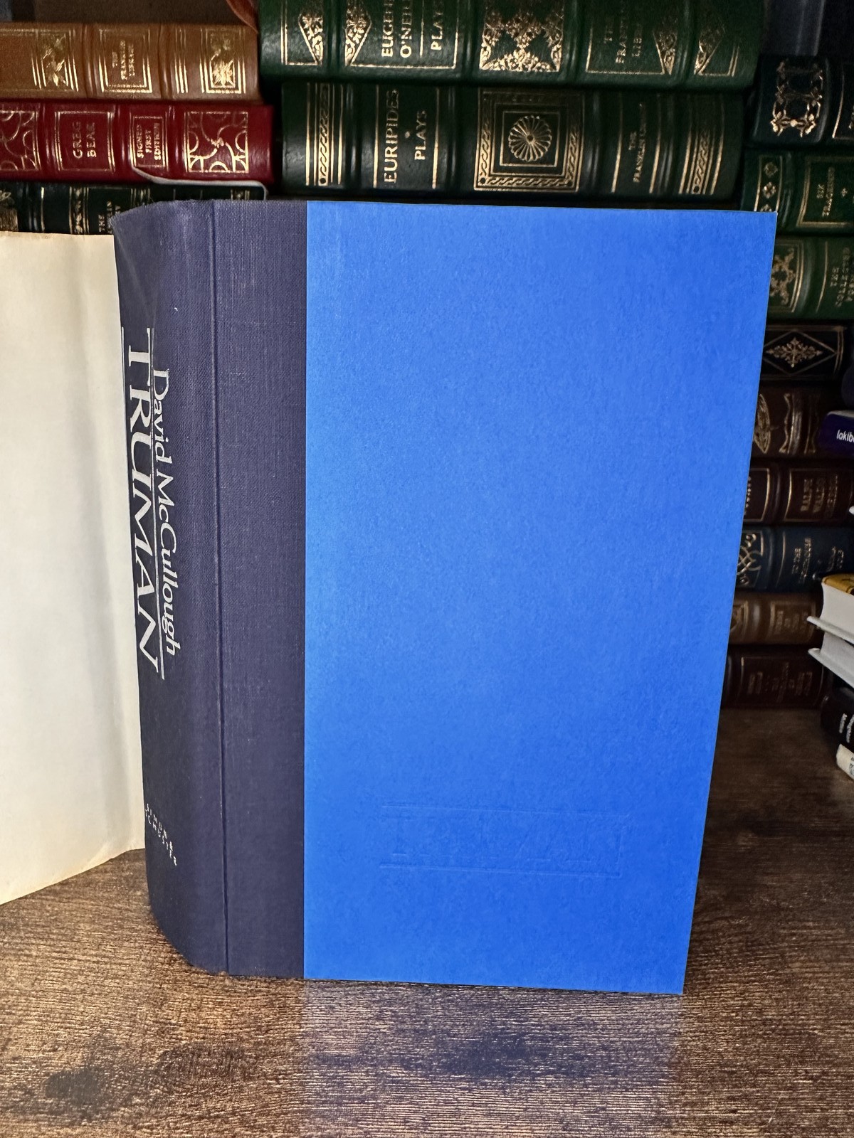 Truman David McCullough SIGNED Inscribed First Edition 1992 HC DJ