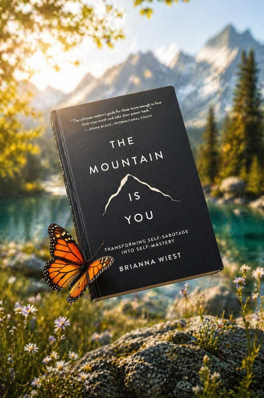 The Mountain Is You by Brianna Wiest Motivational Self Help Book English
