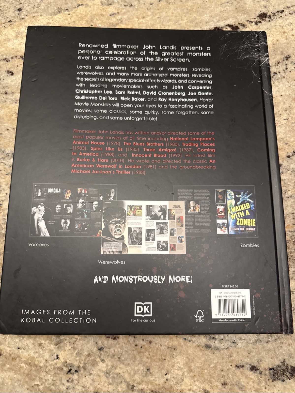 NEW! Horror Movie Monsters 100 Years Movie Nightmares John Landis Hardcover Book