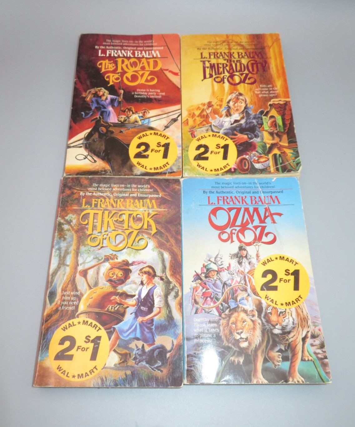 4 Wizard of Oz The Emerald City of Oz L. Frank Baum Road Ozma Tik Tok pb
