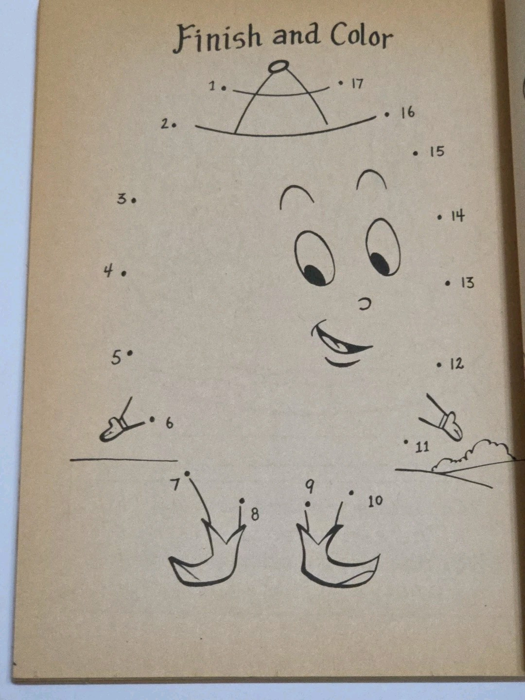 Vintage Happy Days Big Coloring Book 320 Pages Children’s Activity