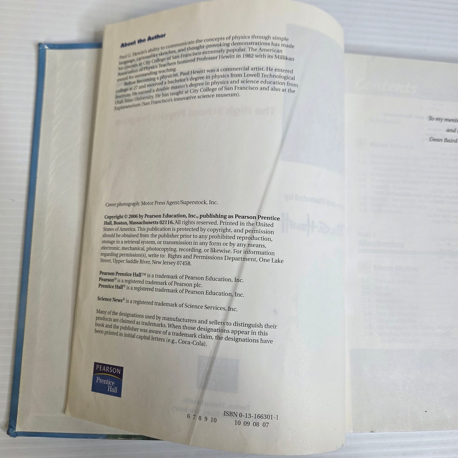 Conceptual Physics Paul G. Hewitt 2006 High School Textbook Prentice Hall