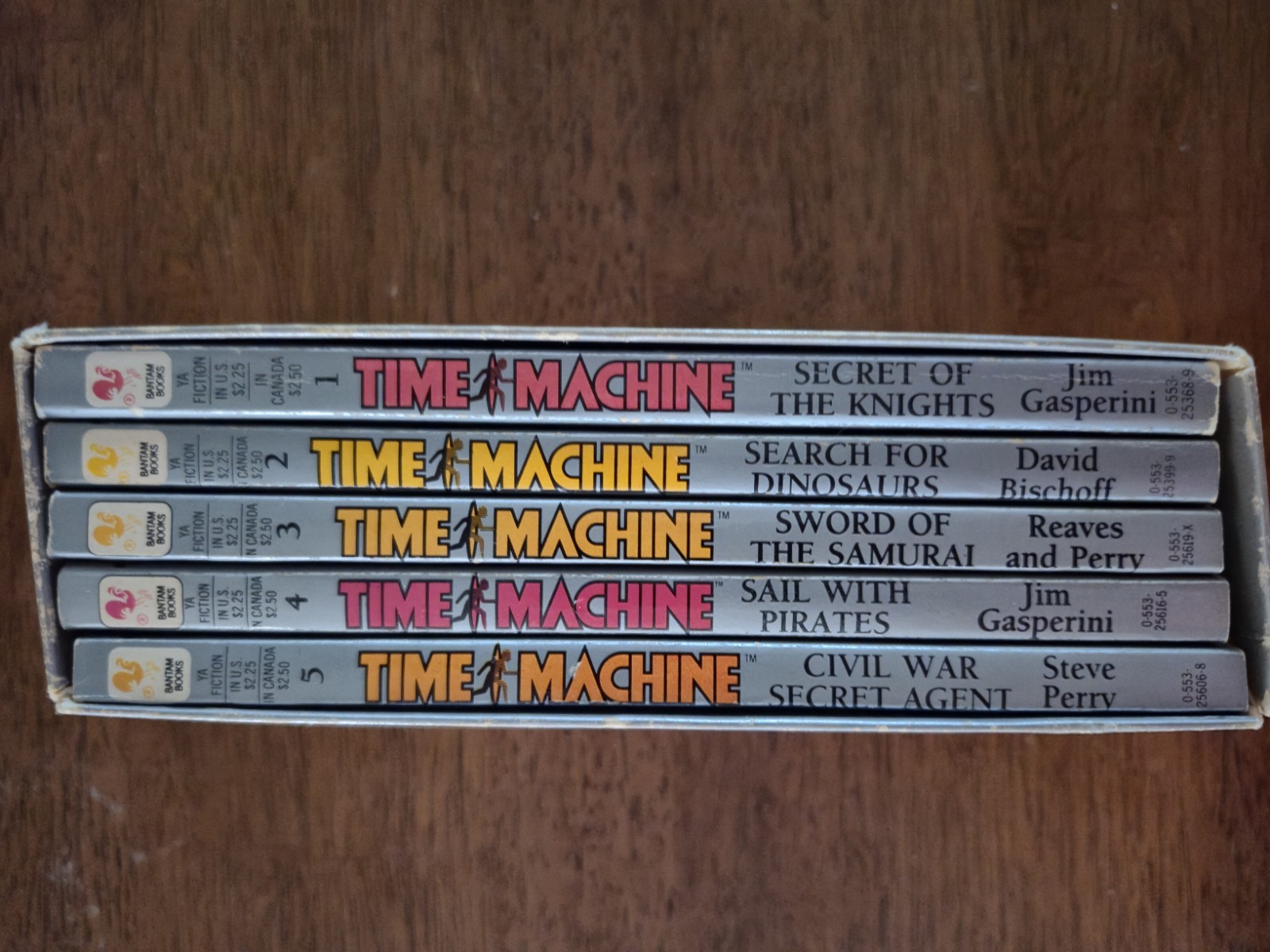 Bantam Time Machine Series Books 1-5 In Boxed Set CYOA RPG Gamebook Lot 1980’s