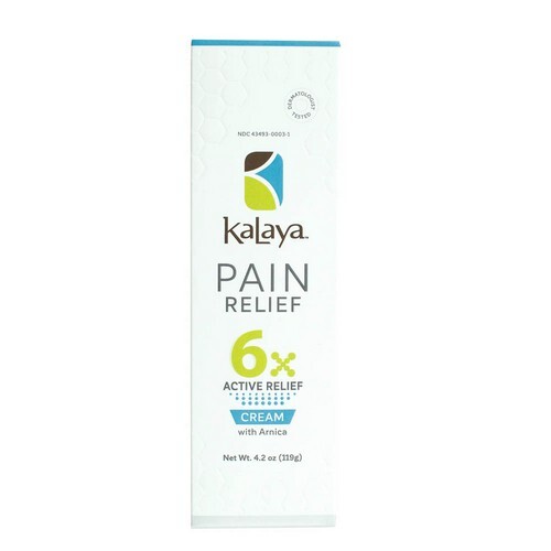 Pain Relief Cream 6X Extra Strength 4 Oz By Kalaya