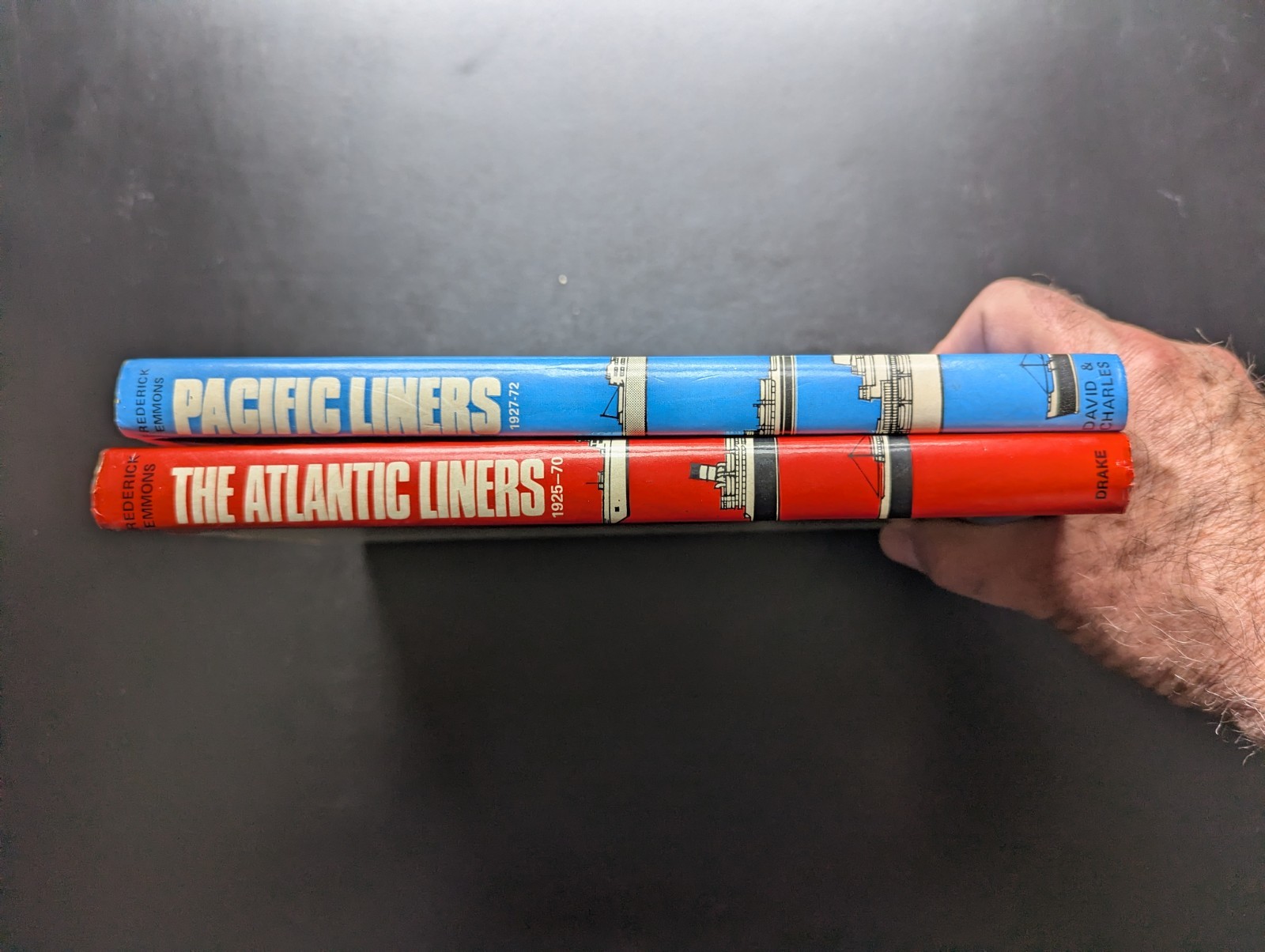 2V Lot Frederick Emmons Pacific Liners Atlantic Liners Maritime /Author TLS