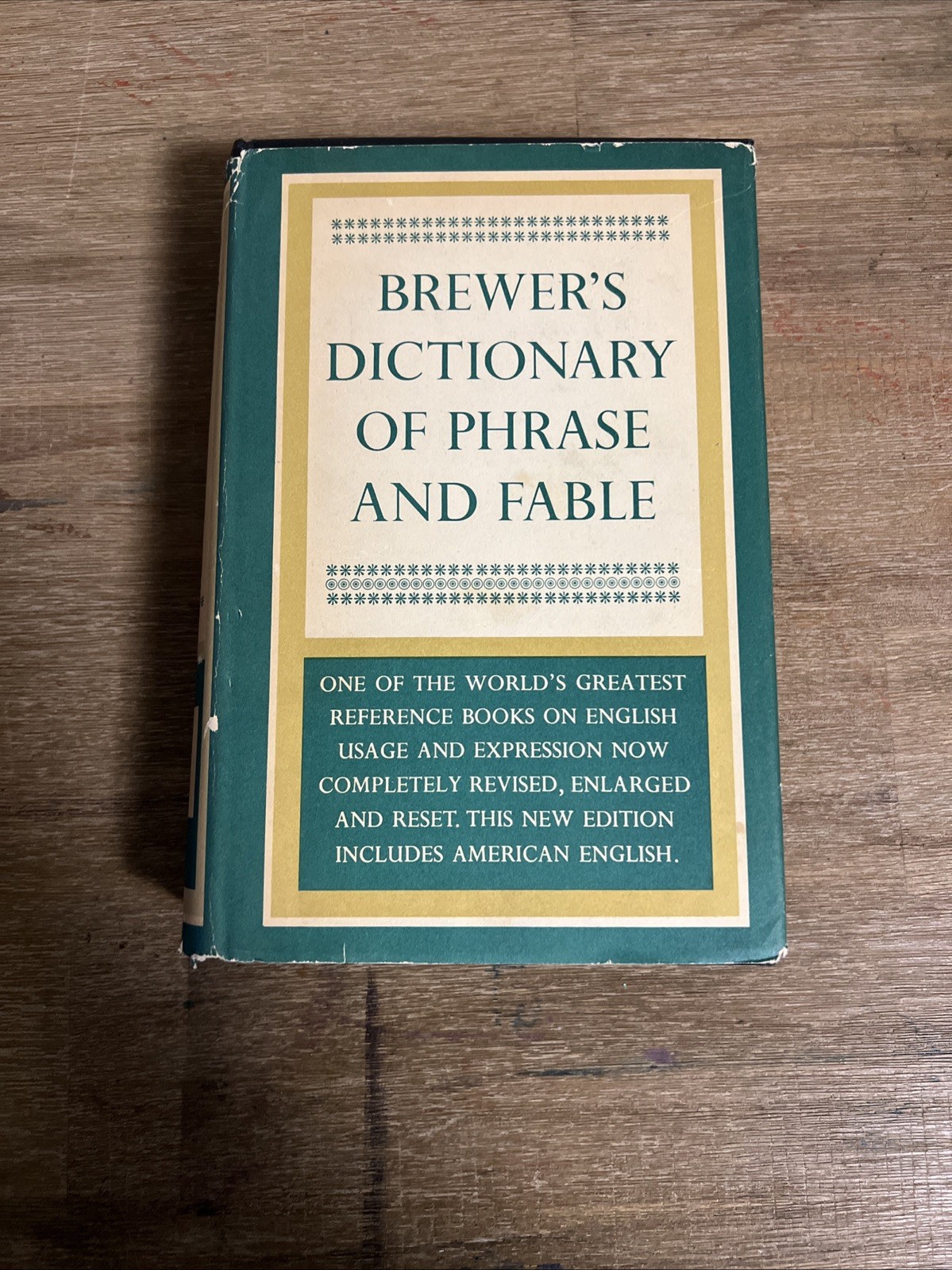 Brewers Dictionary of Phrase and Fable Millennium Edition – paperback Room, …