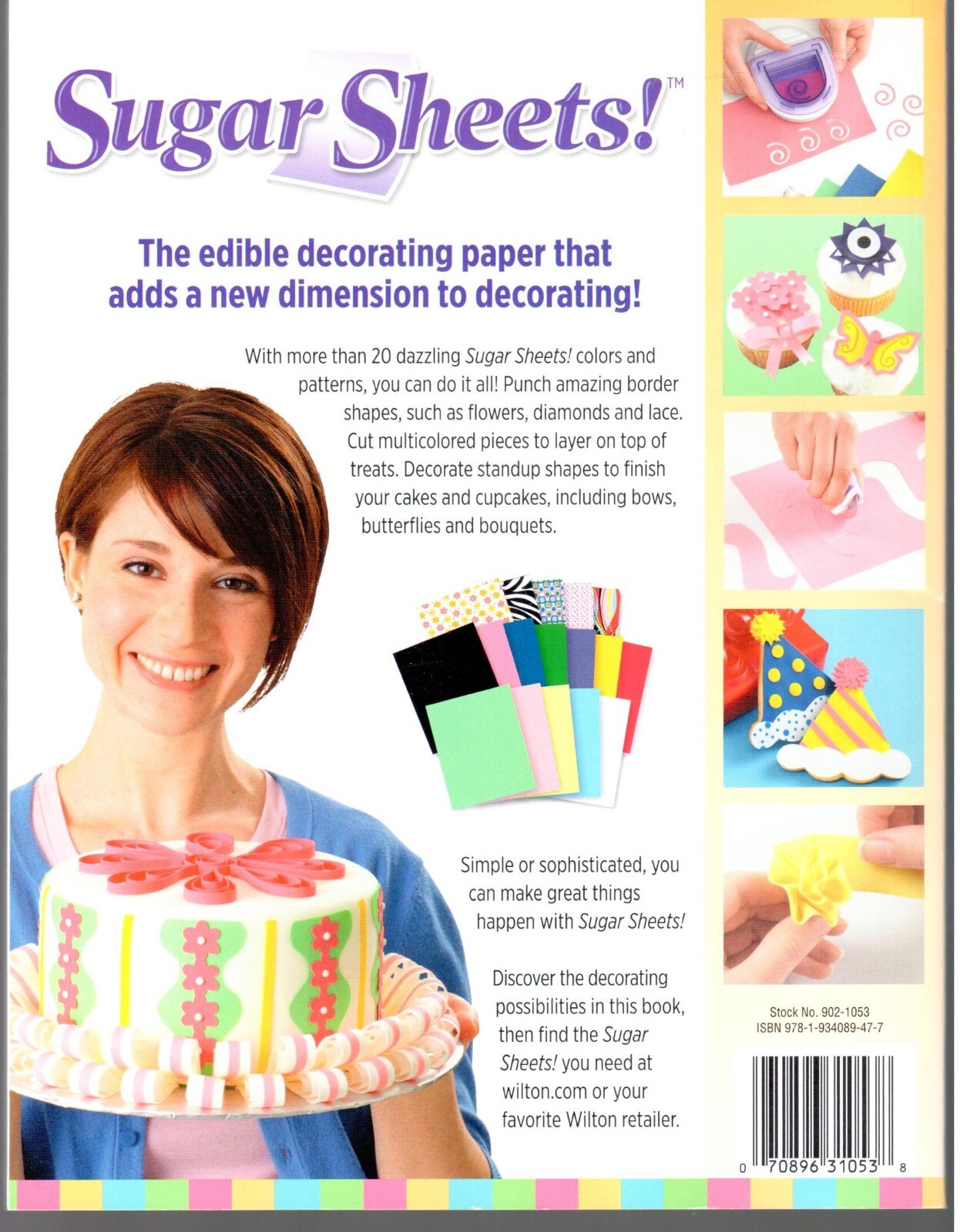 Wilton Punch. Cut. Decorate! Decorate Cakes Cupcakes & More 128 Pages Best Deal!