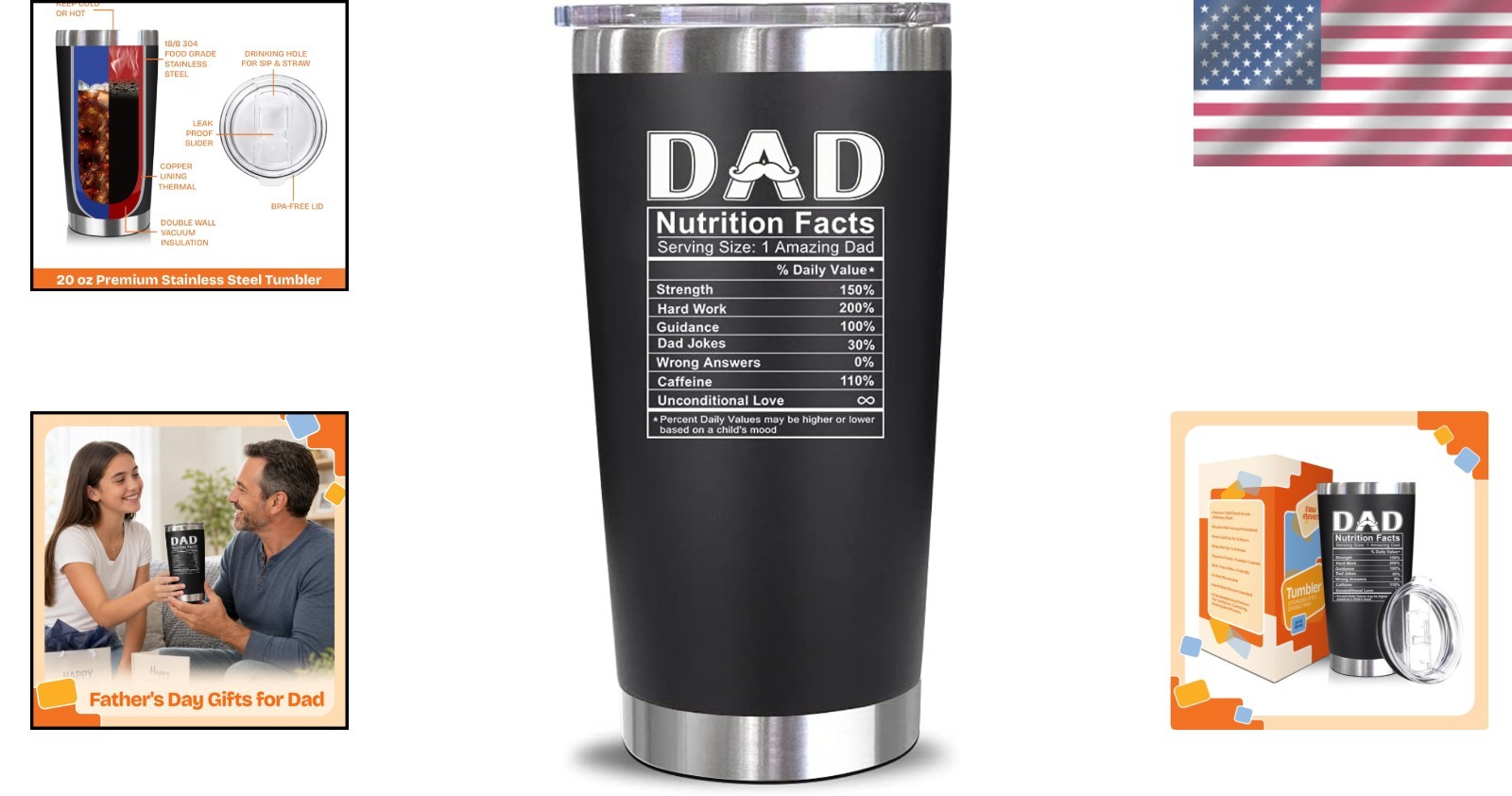 Stainless Steel Tumbler – Gift for Father