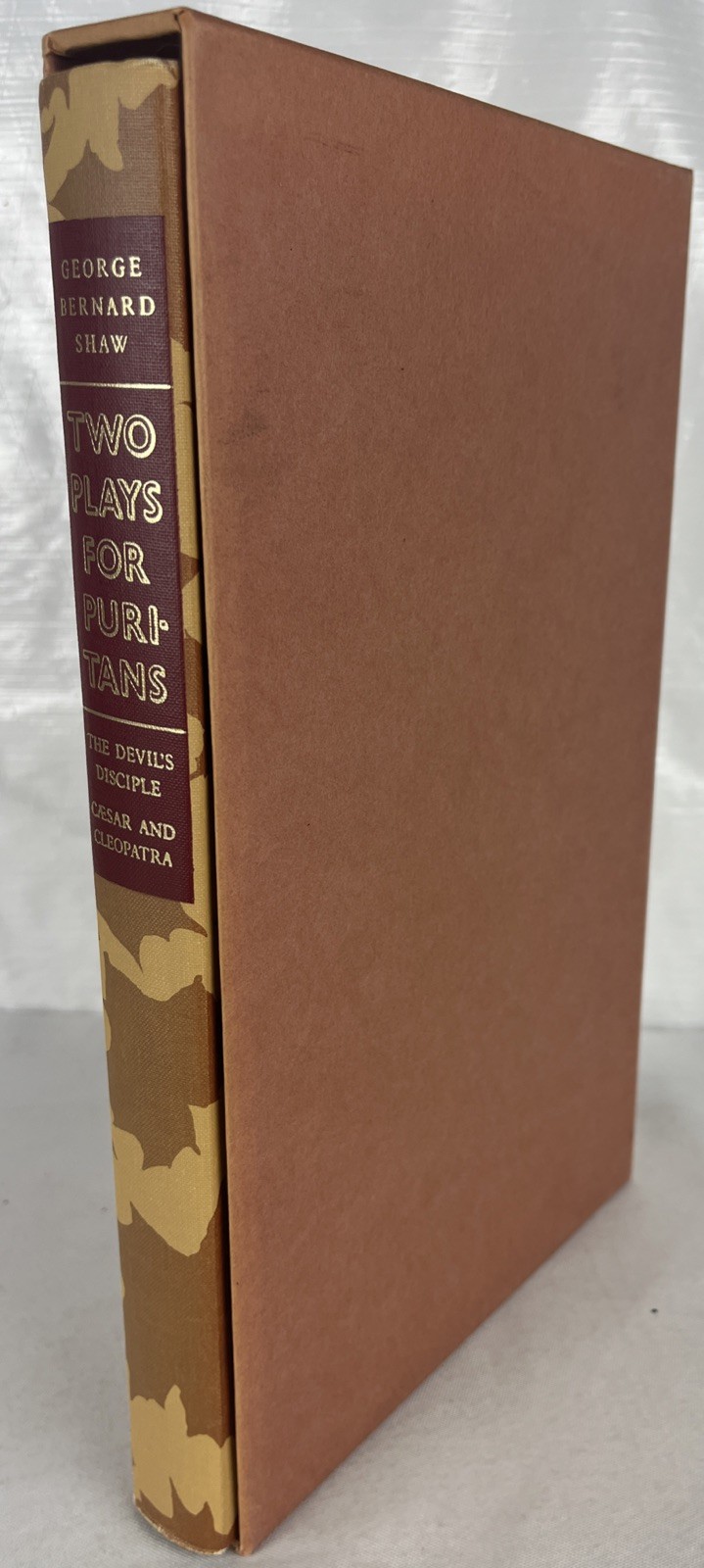 Two Plays for Puritans – George Bernard Shaw – The Heritage Press Club HC w/Slip