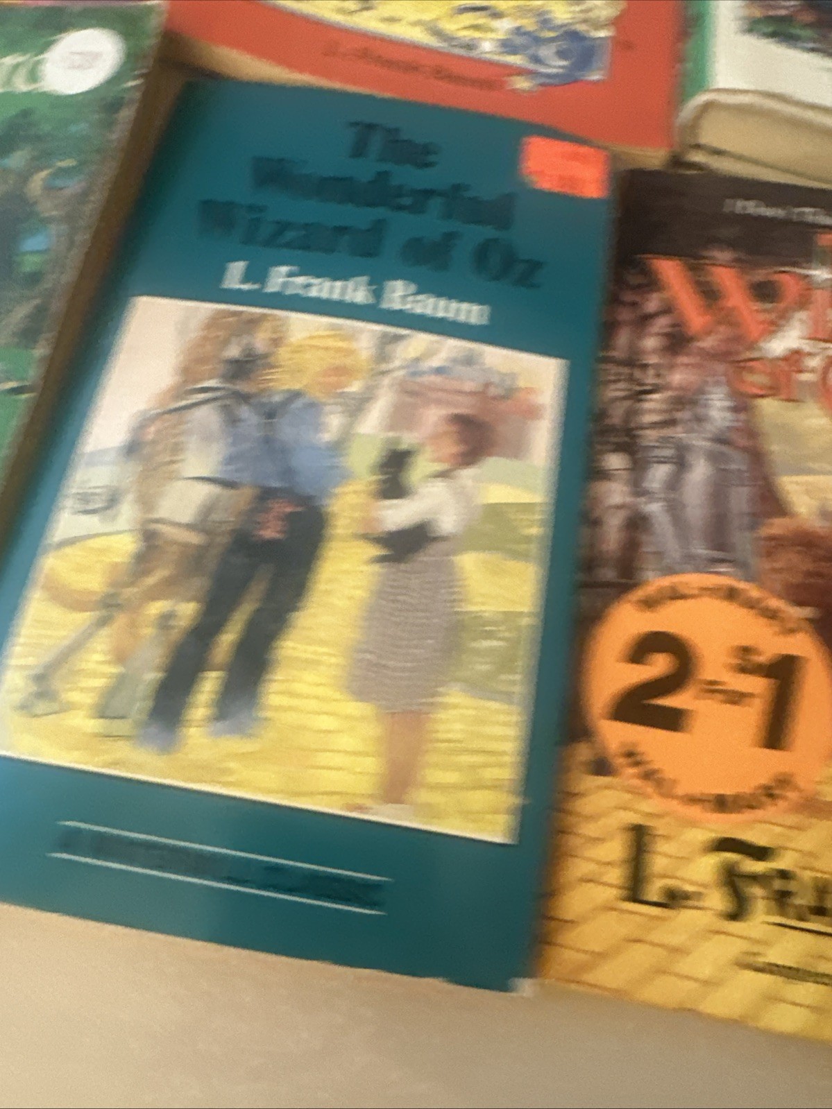 Lot of 8 vtg Wizard of Oz books cookbook Ozma