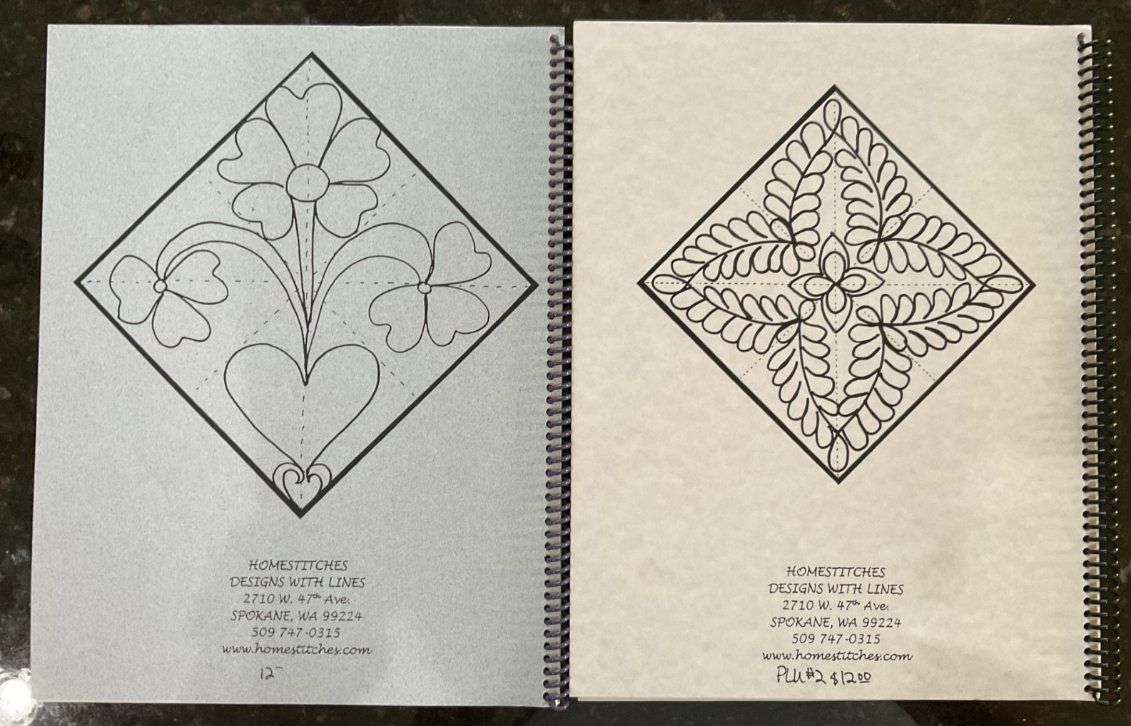 DESIGN WITH LINES Basic 8-Line Sketchbook Book #2 & #3 by Pam Clarke