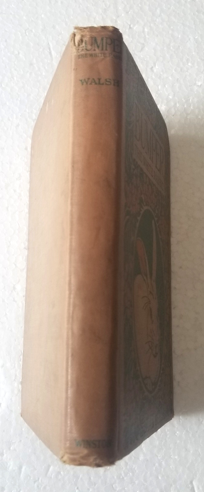 Antique 1922 BUMPER The White Rabbit by George Ethelbert Walsh HC Vtg Bit Rough