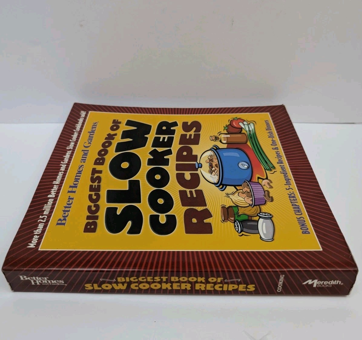 Biggest Book of Slow Cooker Recipes Better Homes & Gardens 416 Pages SC GUC
