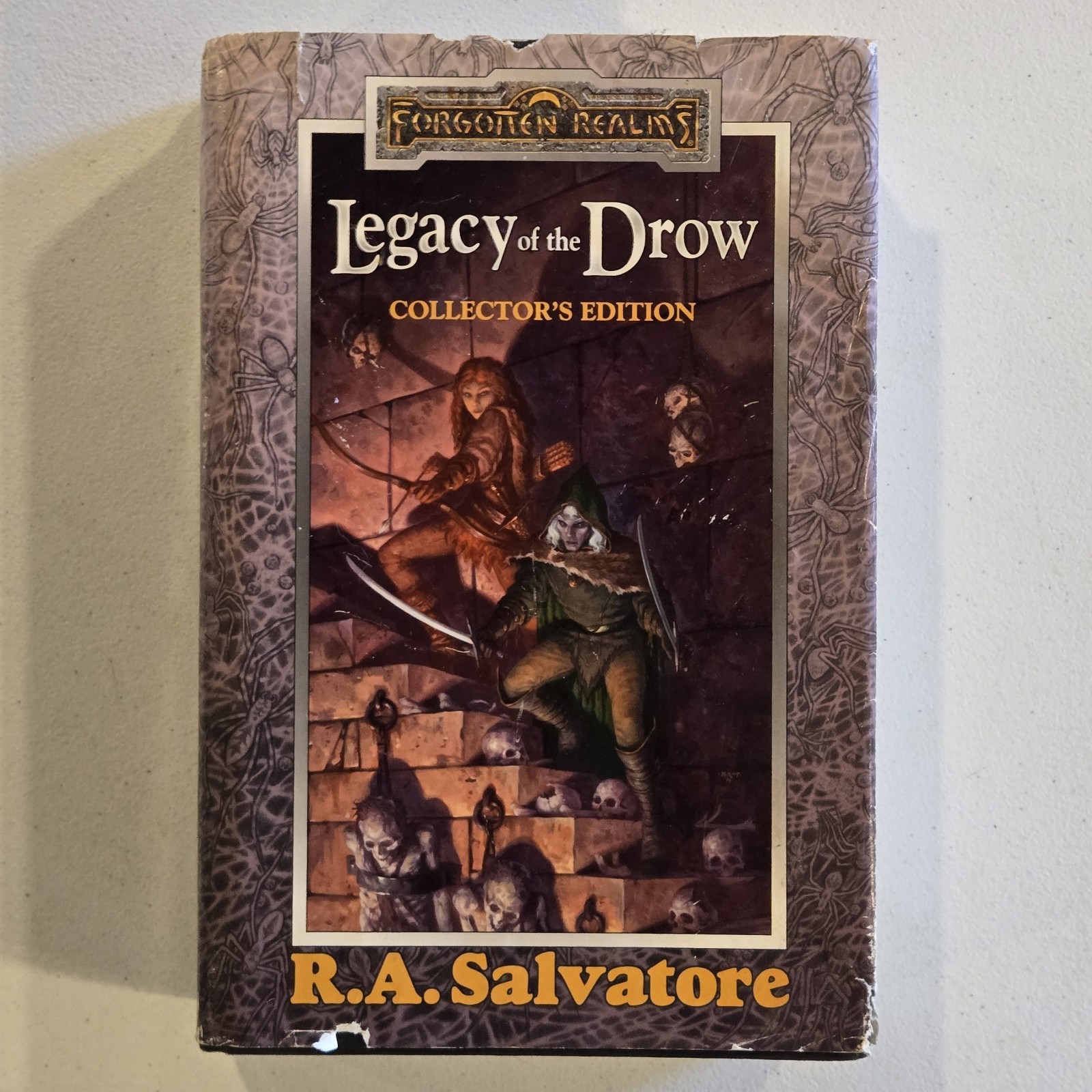 Legacy Of The Drow – R.A. Salvatore HARDCOVER BOOK 2001 COLLECTOR’S EDITION OOP