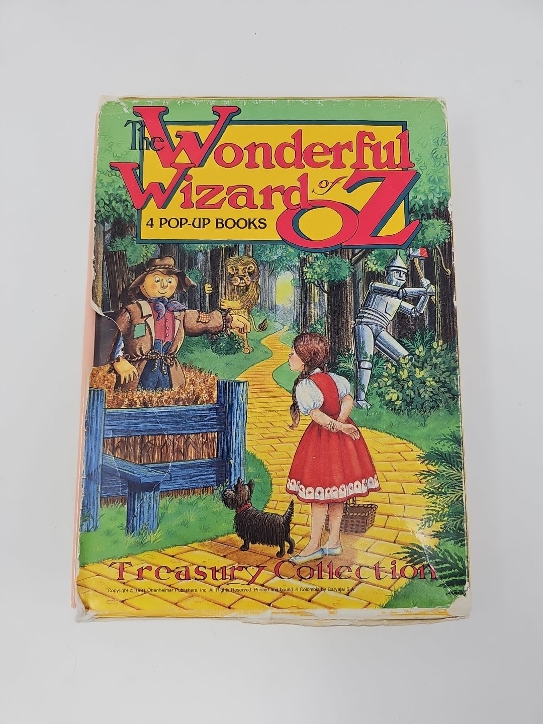 1991 THE WONDERFUL WIZARD OF OZ 4 POP-UP BOOKS TREASURY COLLECTION