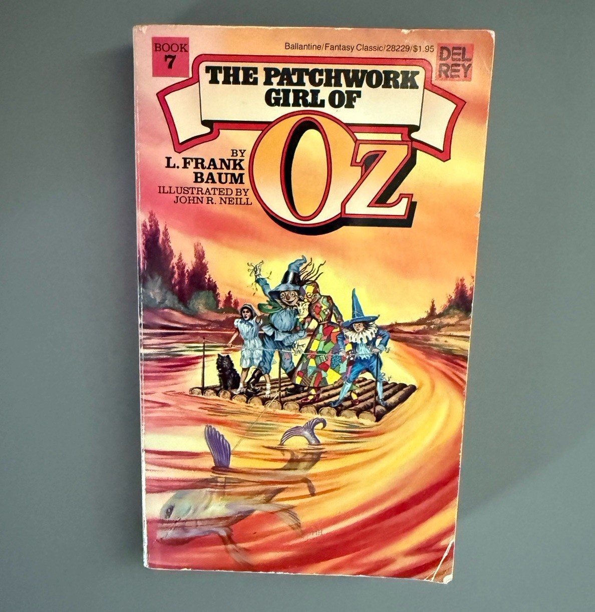 Series 1-7 Frank L Baum Wizard Of Oz Books Del Rey Paperbacks 1979 Ballantine