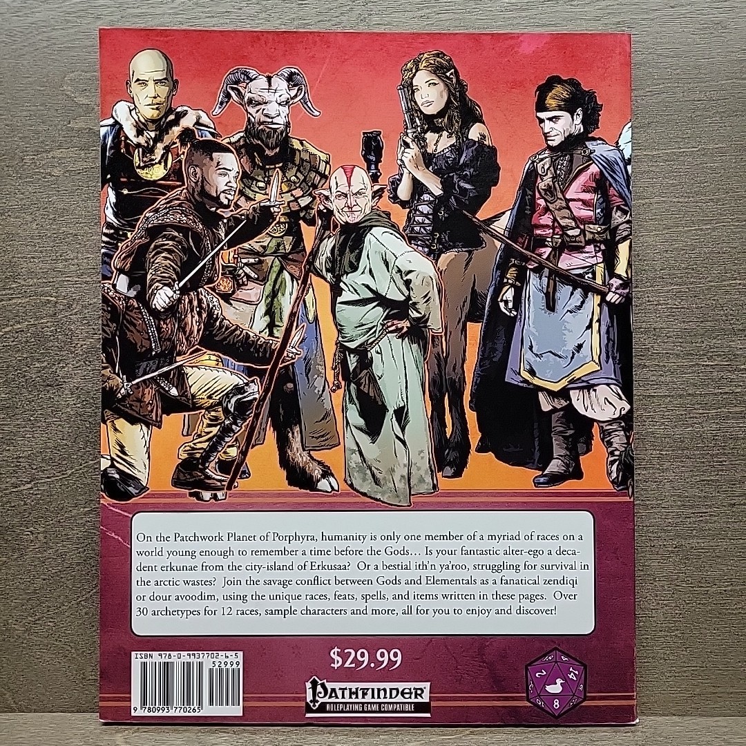 Fehr’s Ethnology Collected – RPG Gaming Book Pathfinder Game Compatible