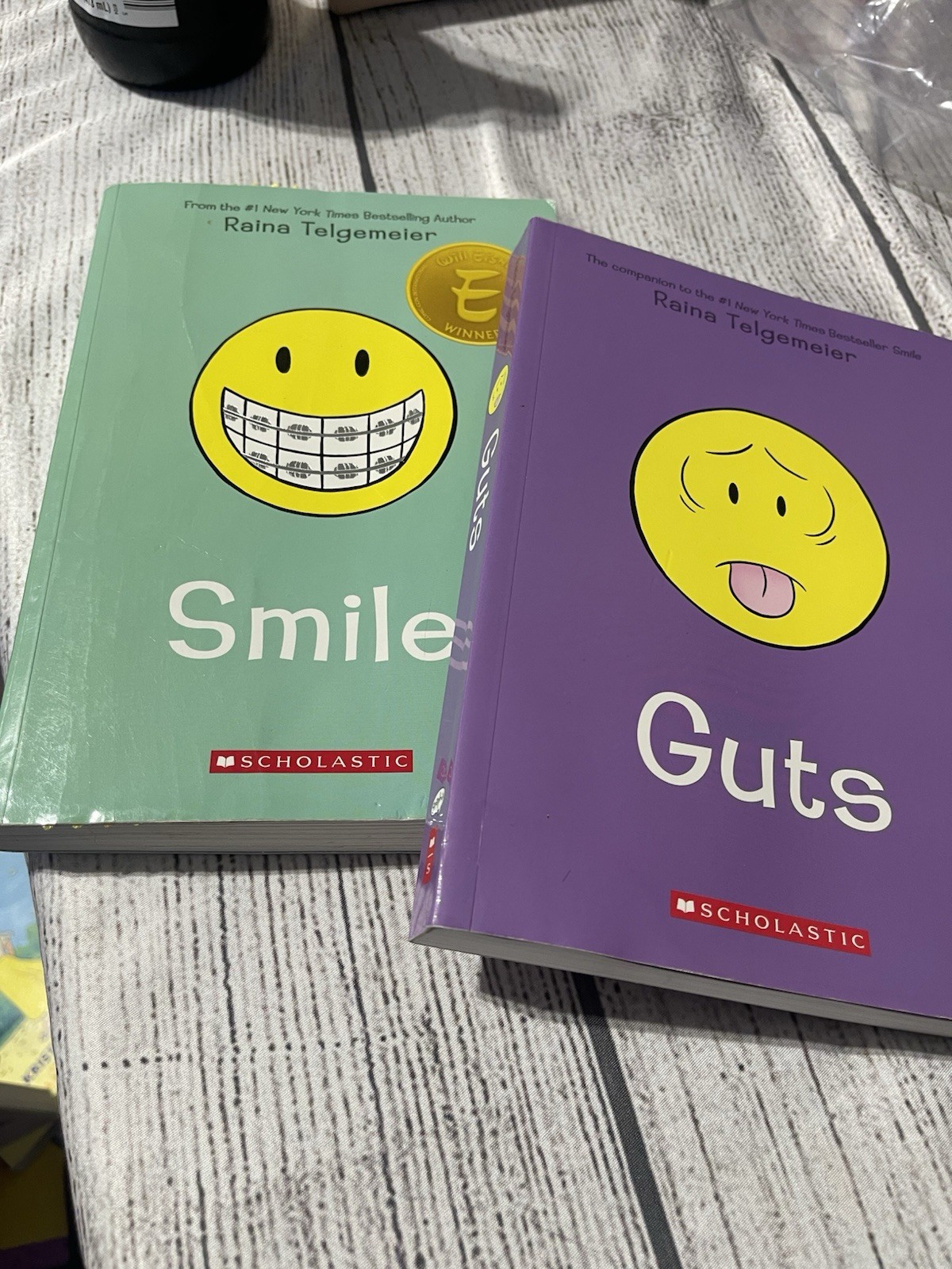 Smile by Raina Telgemeier And Guts By Raina Telgemeier