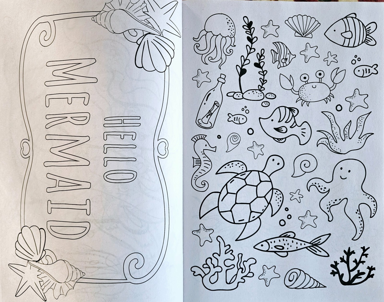 MERMAID & PRINCESS Giant Coloring & Activity Books 256 pages total BRAND NEW