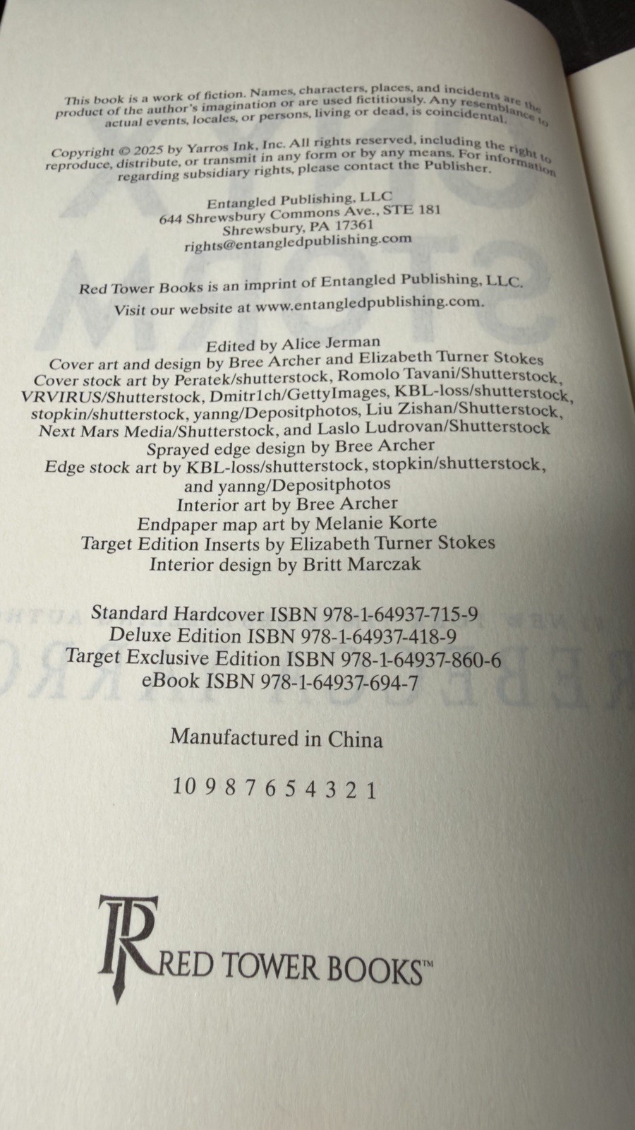 ONYX STORM Deluxe Limited EDITION BOOK HARDCOVER SPRAYED EDGES Ships Quick
