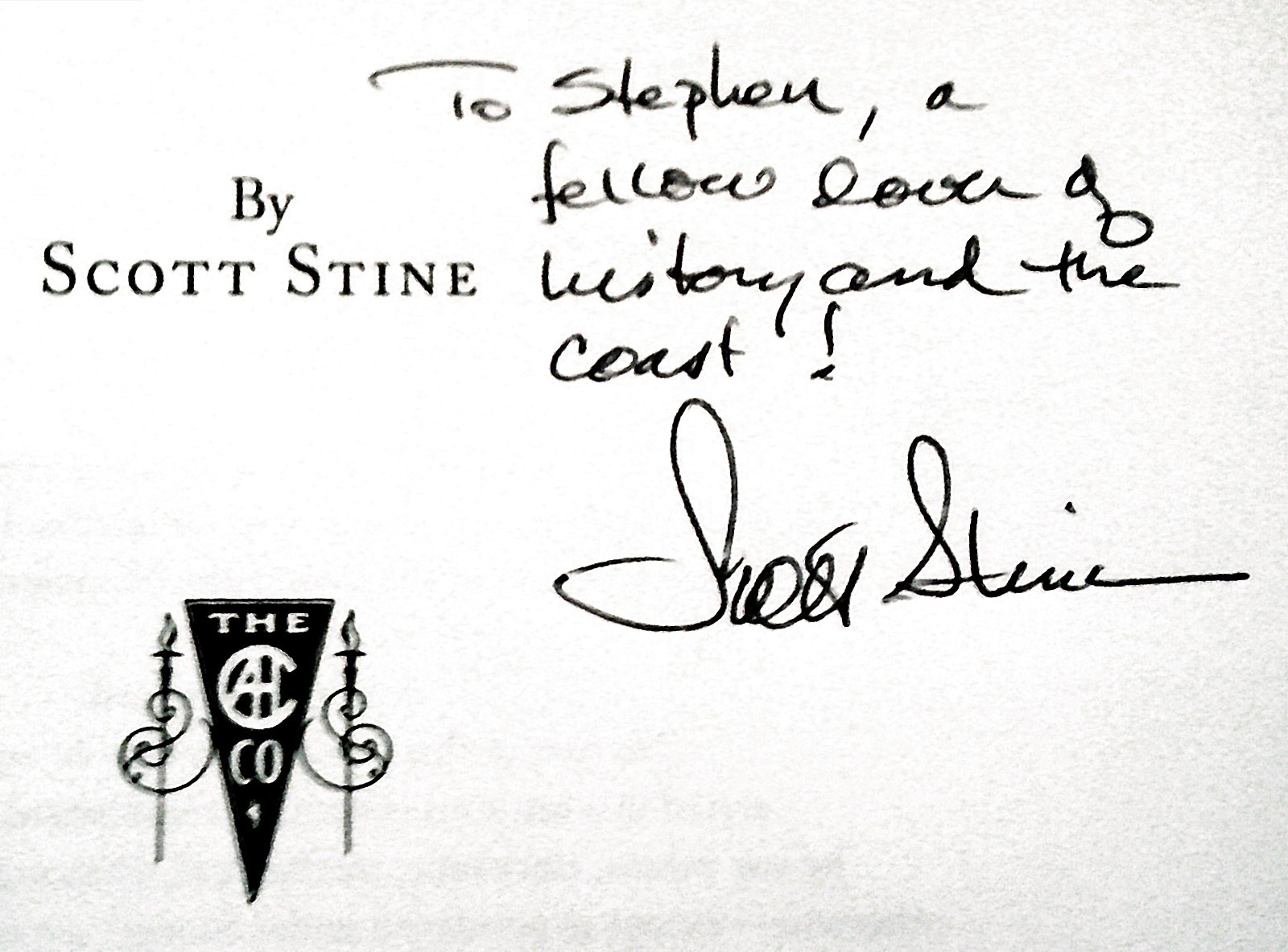 A WAY ACROSS the MOUNTAIN by Scott Stine ~ First Edition ~ SIGNED