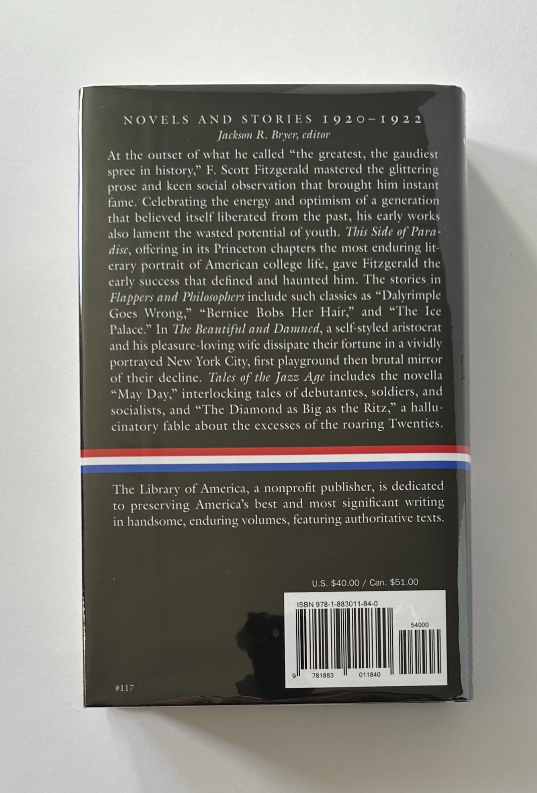 F. SCOTT FITZGERALD Novels and Stories 1920-1922 | 2000 Library of America HC/DJ