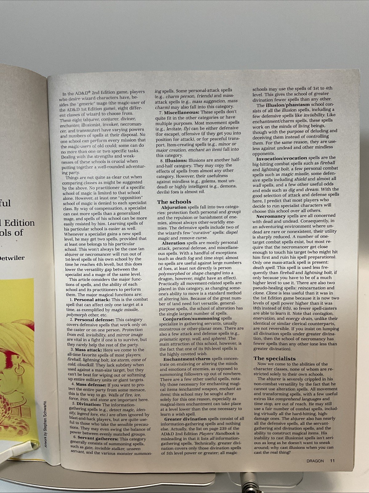 Dragon Magazine Issue #163 with Insert | TSR | DnD