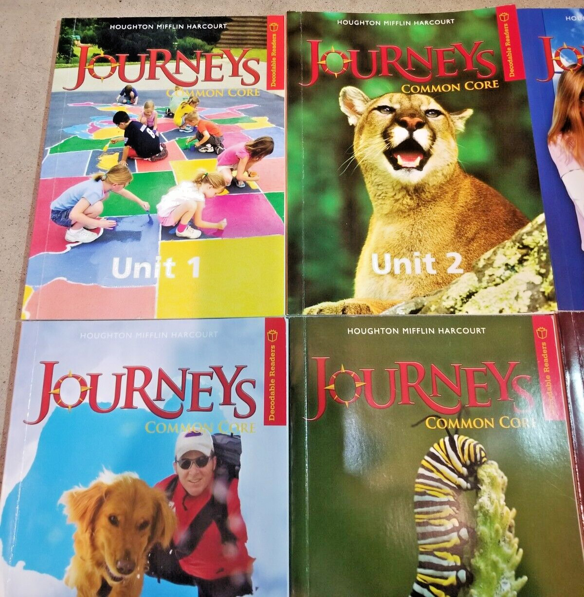 HMH Journeys Decodable Reader Book Unit 1-6 Set – 2nd Grade 2 Reading 6 Book Set