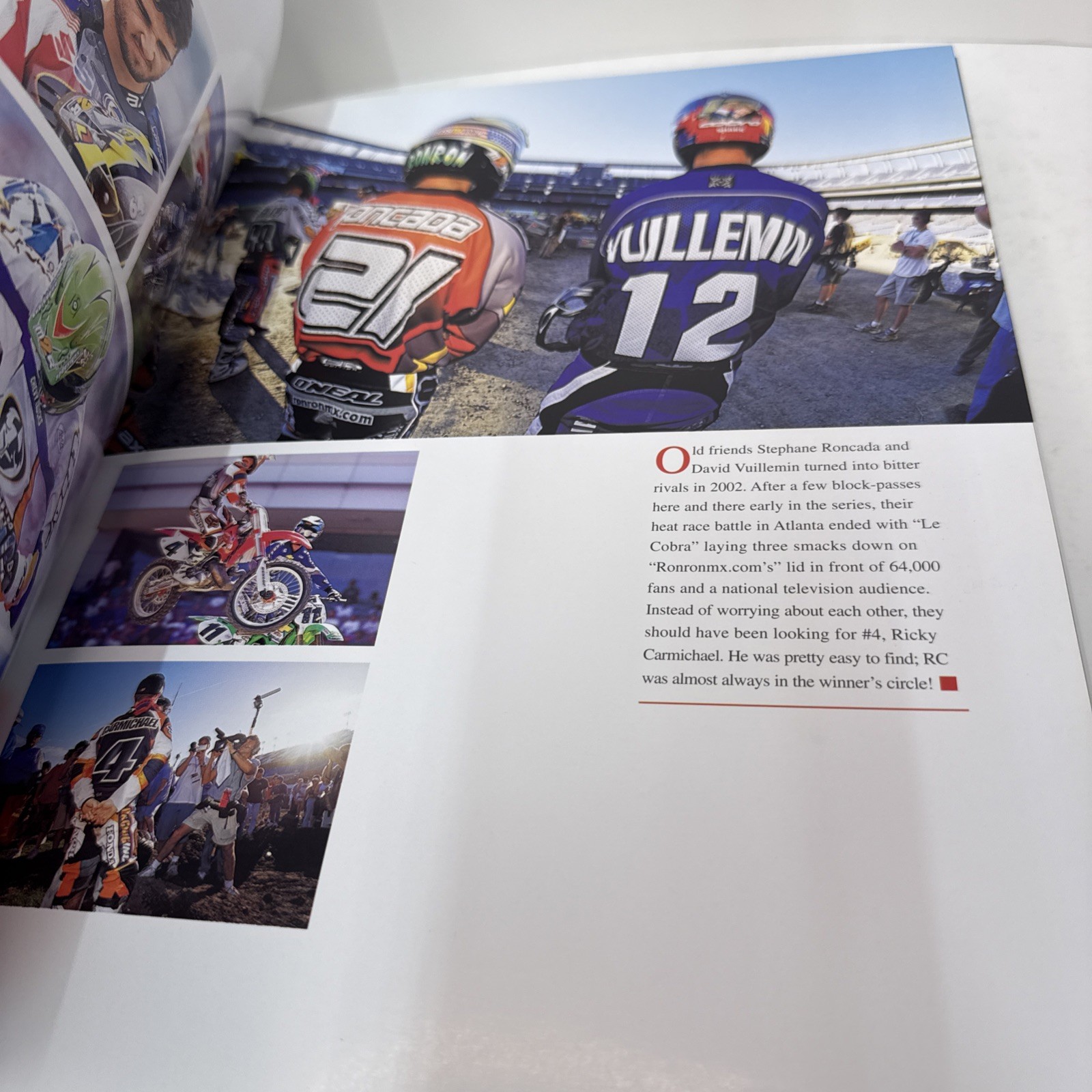 American Motocross Illustrated Simon Cudby Hardcover Fox Racing + Volume 2