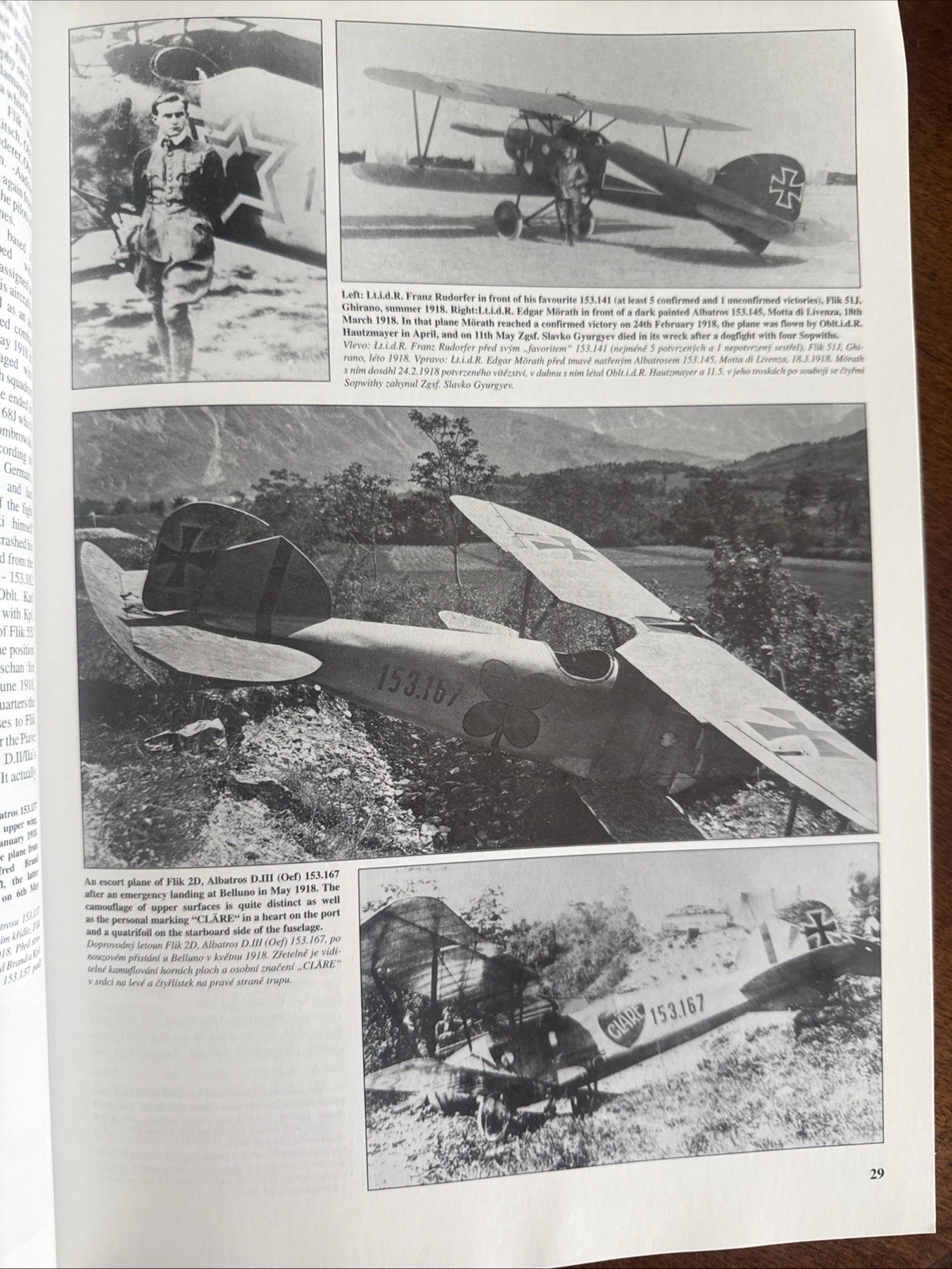 JaPo Albatros D.II & D.III Oeffag Austria Hungary WWI German Soft Cover 1998