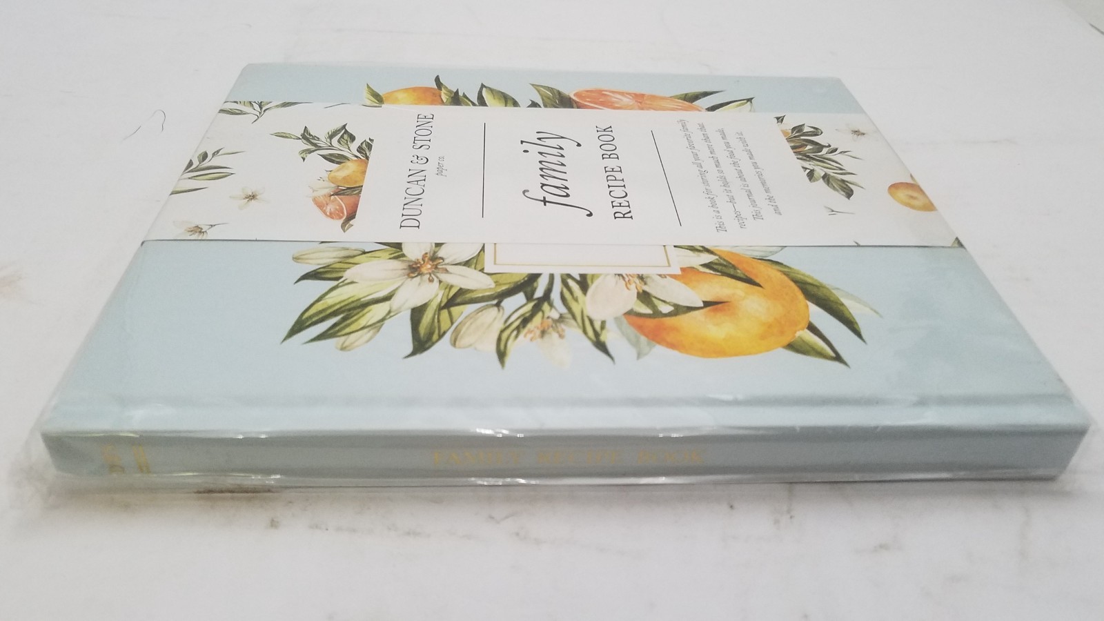 Family Recipe Book (160 Pages) by Duncan & Stone – Blank Cookbook