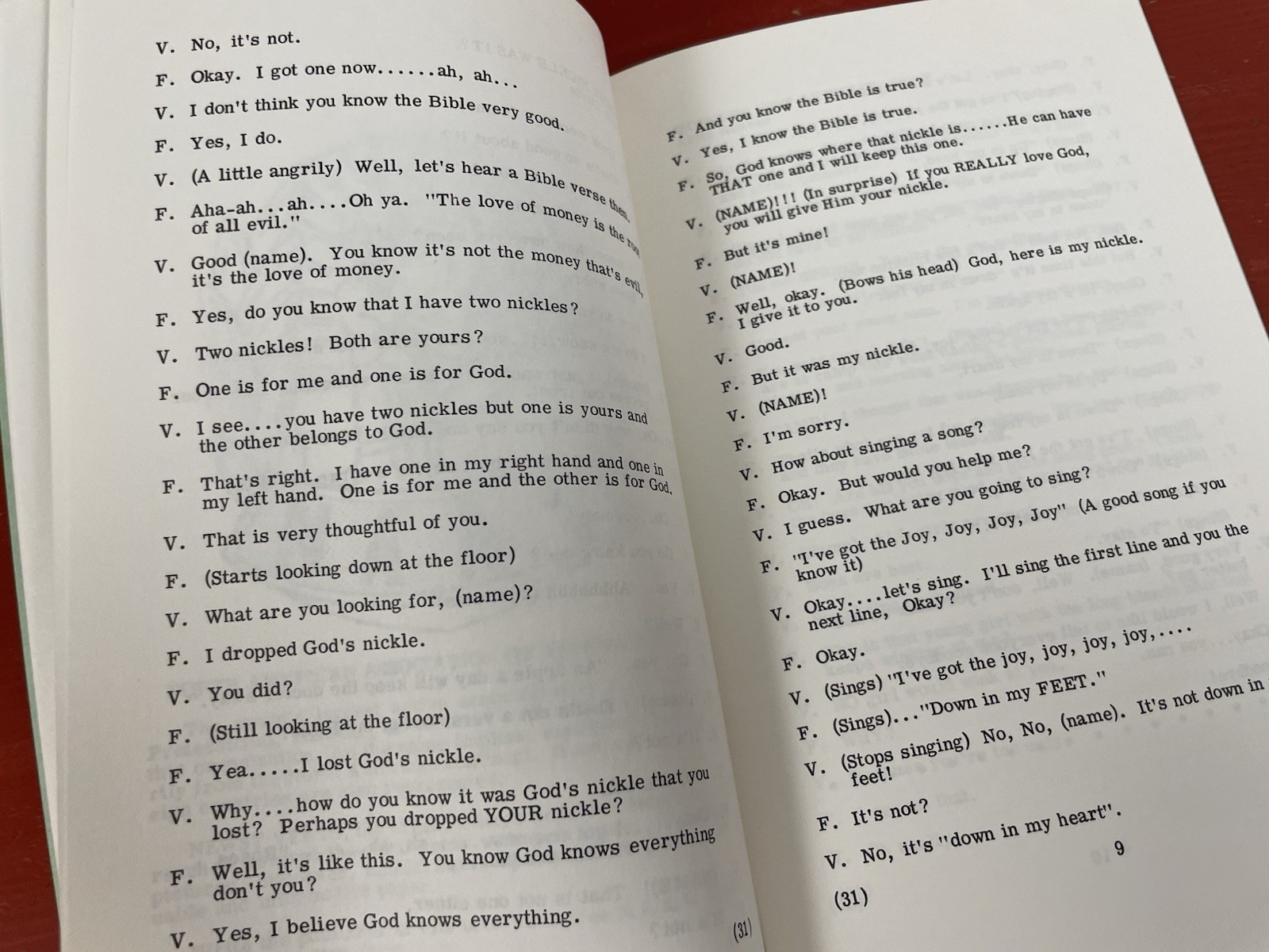 N.A.A.V. Dialogues for Ventriloquists Gospel Subjects Maher Studios VTG PB 1974