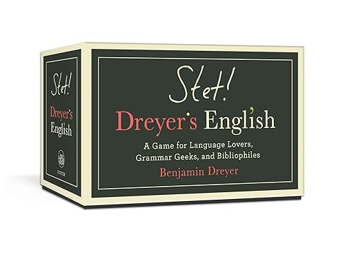 STET! Dreyer’s English: A Game for Language Lovers, Grammar Ge…