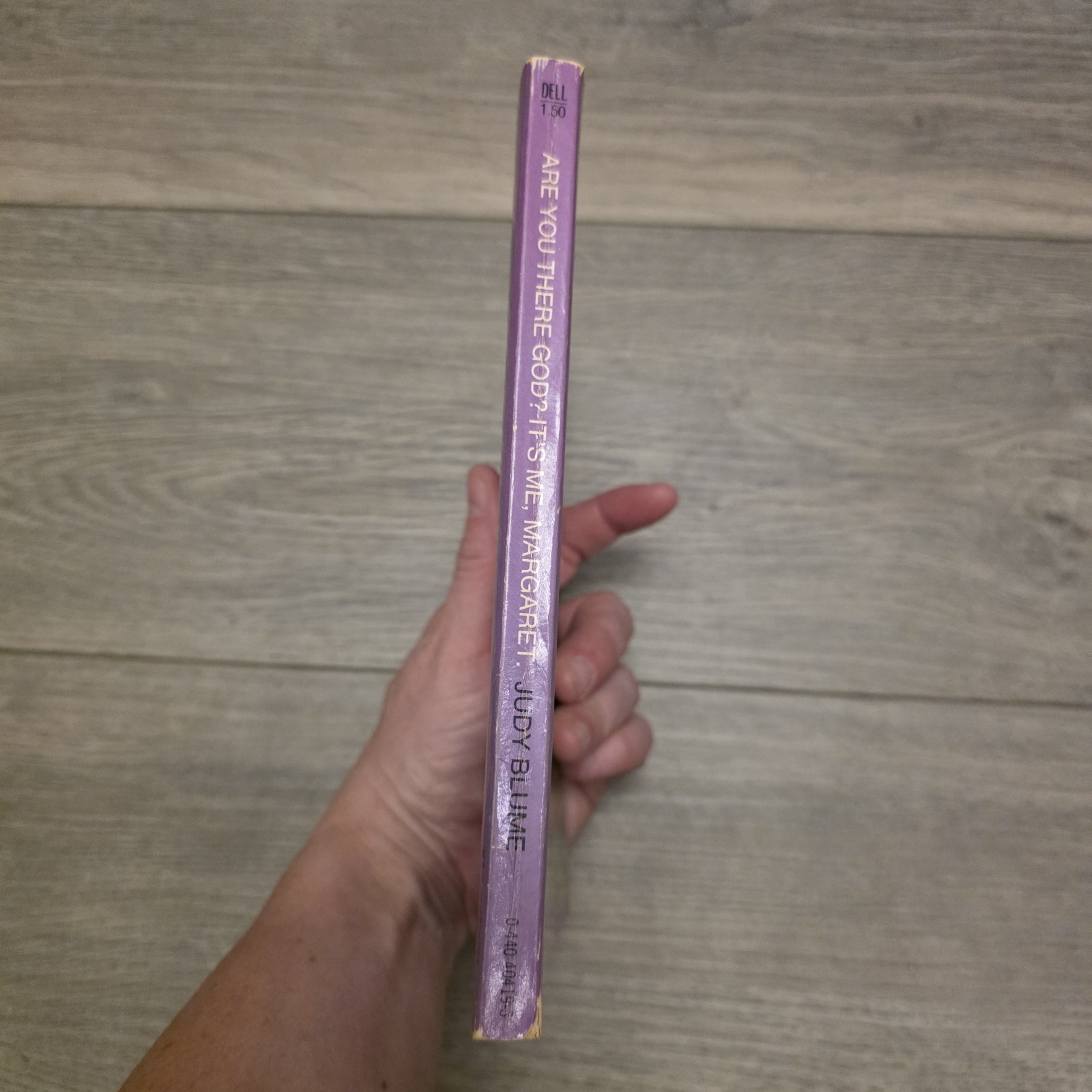 Are You There God? It’s Me Margaret Judy Blume Vintage Dell 1980 Purple Book