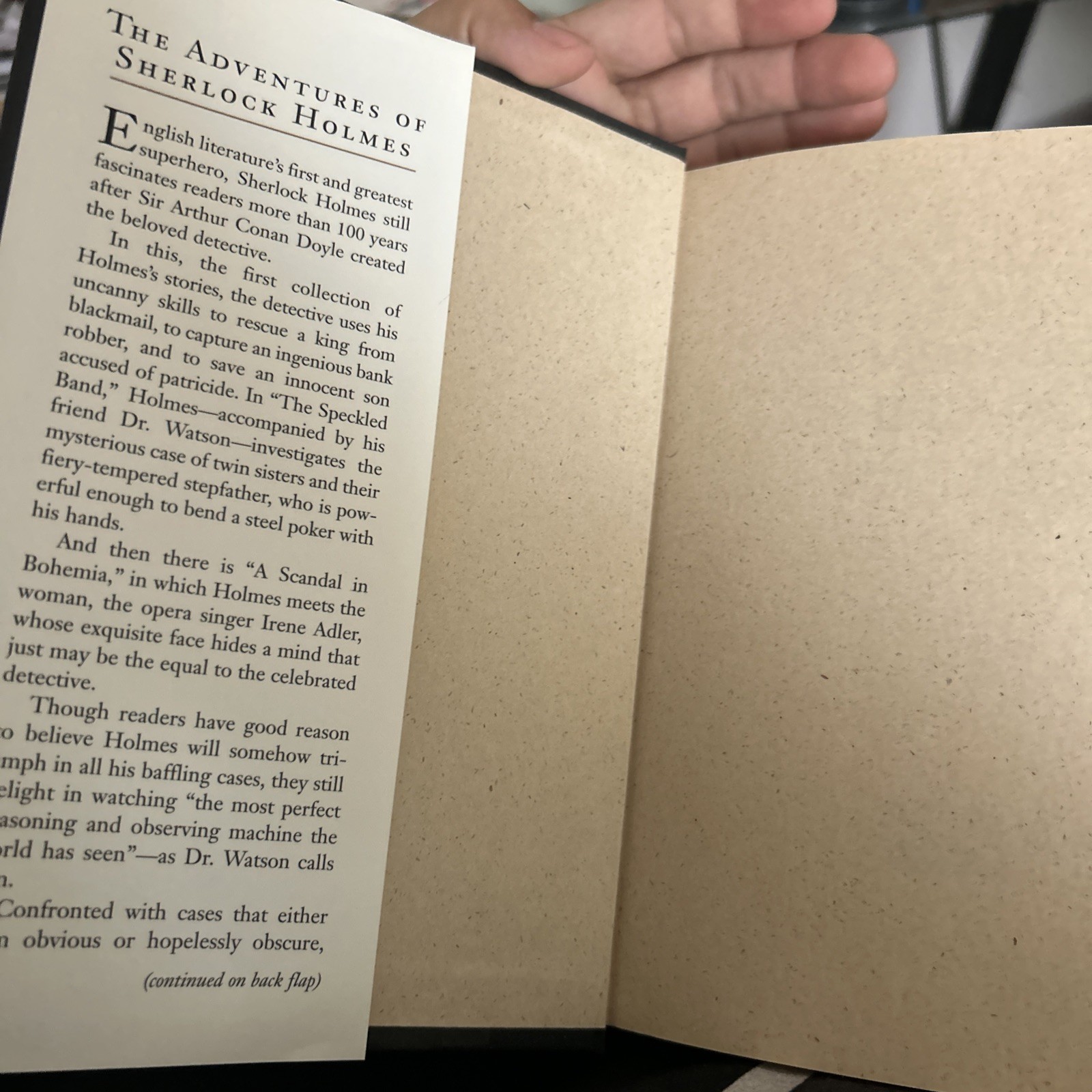 The Adventures of Sherlock Holmes by Sir Arthur Conan Doyle – B&N Classics HCDJ