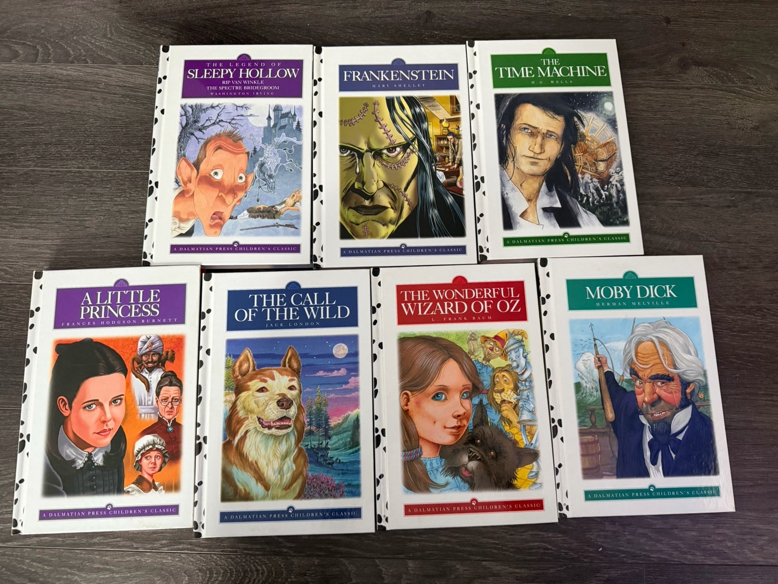 7 Dalmatian Press Children’s Classics Hardcover Book Lot Wizard Oz