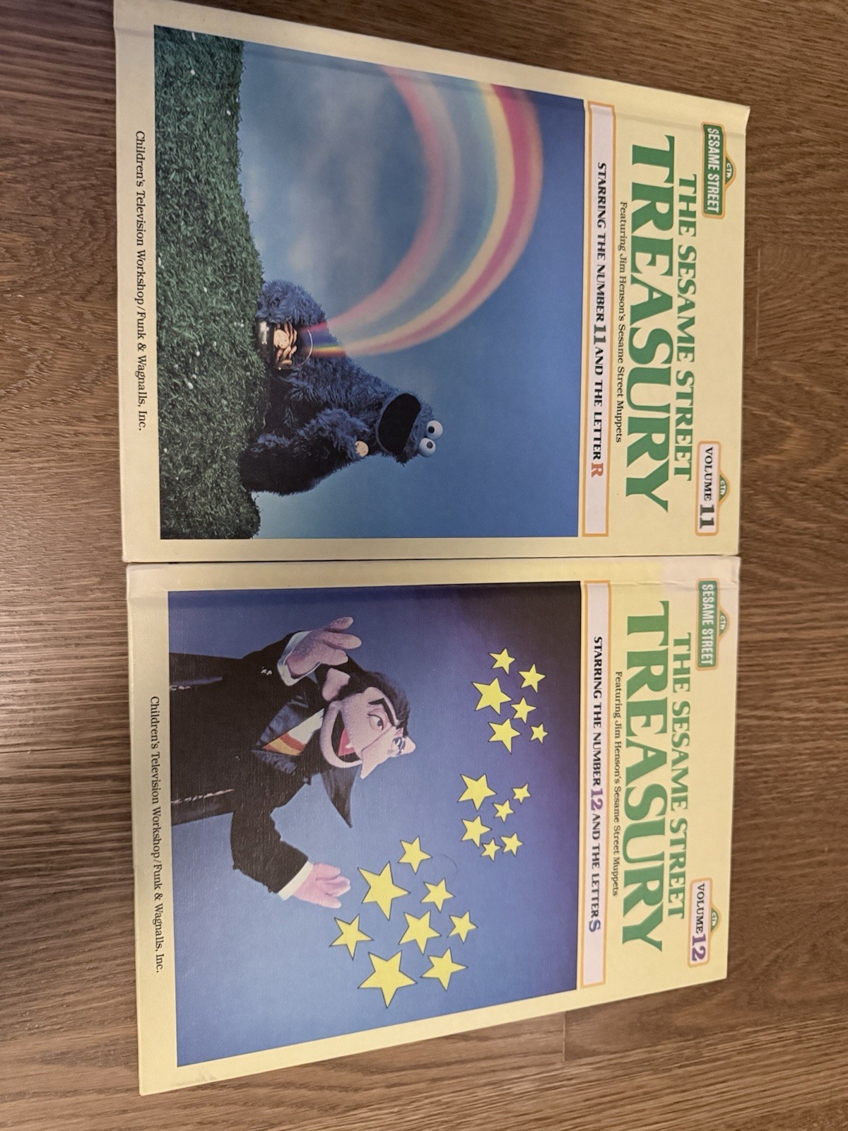 Vintage 1983 Sesame Street Treasury Books Complete Series, Volumes 1-15 Set