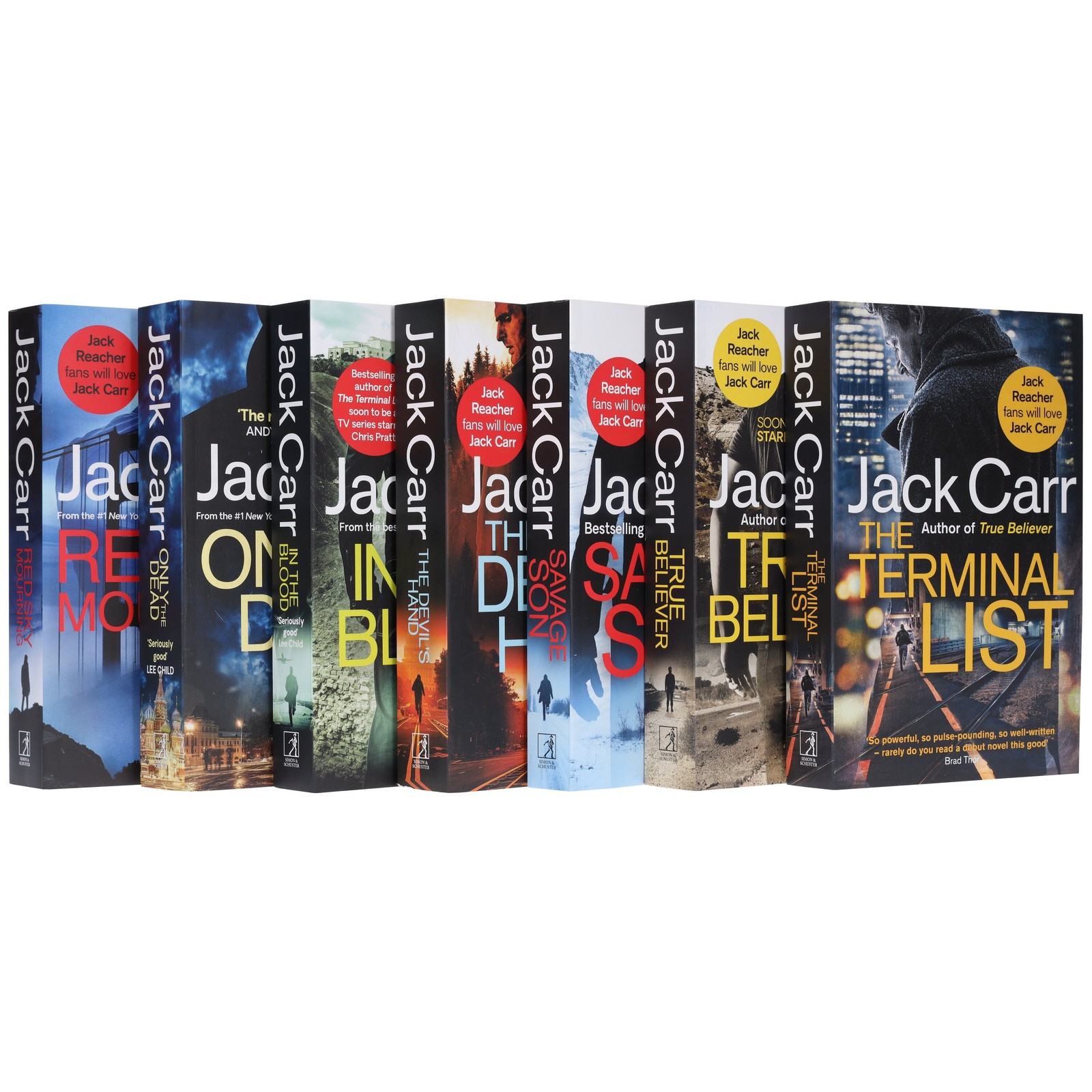 James Reece Series 7 Books Collection Set By Jack Carr – Fiction – Paperback
