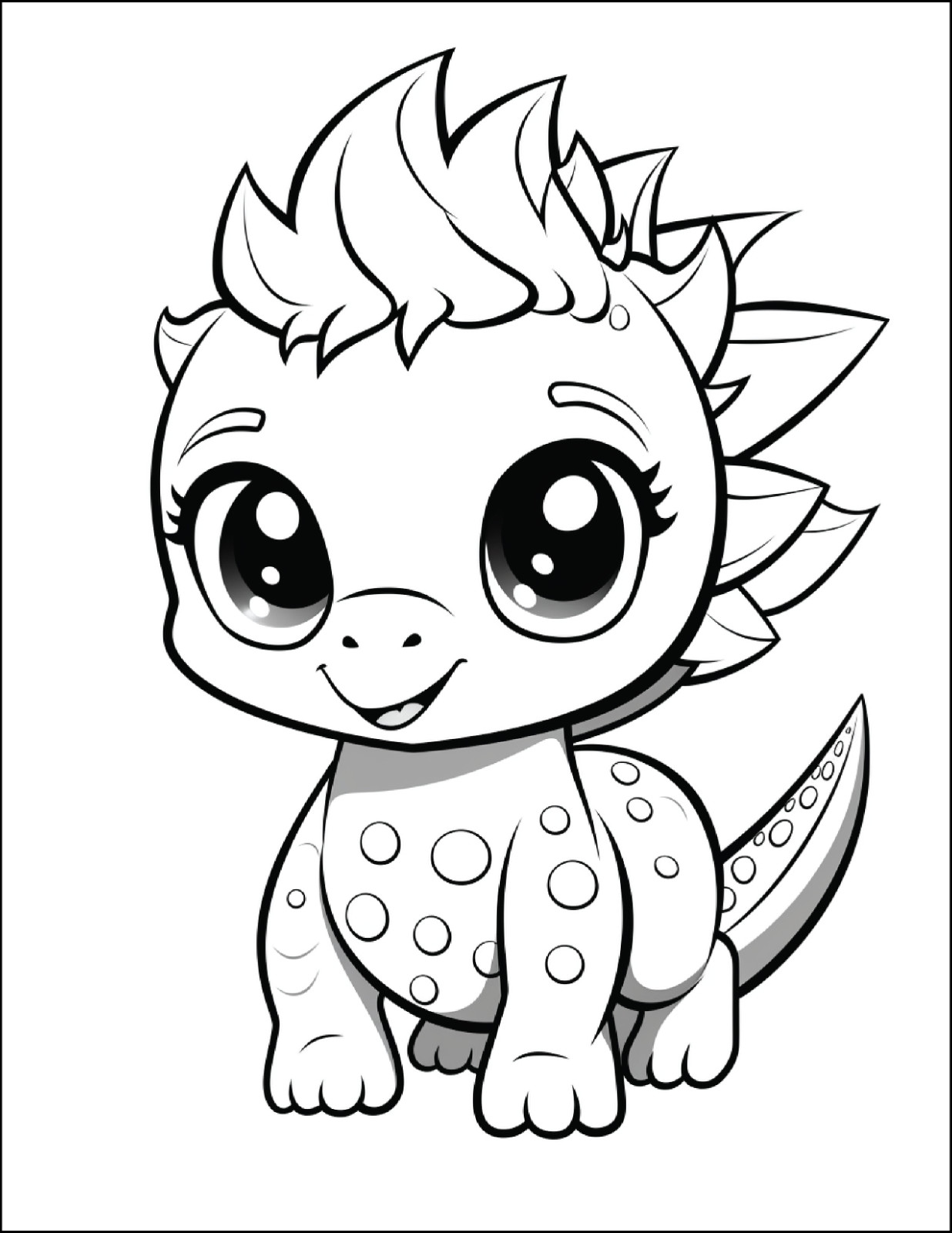 NEw Baby Dinosaur Coloring Book – Fun & Educational Activity for Kids A