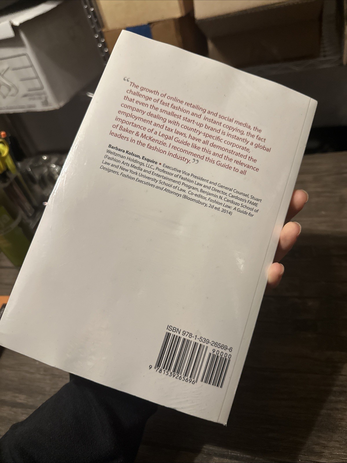 NEW SEALED GLOBAL LEGAL GUIDE FOR LUXURY & FASHION COMPANIES 2019 EDITION BOOK