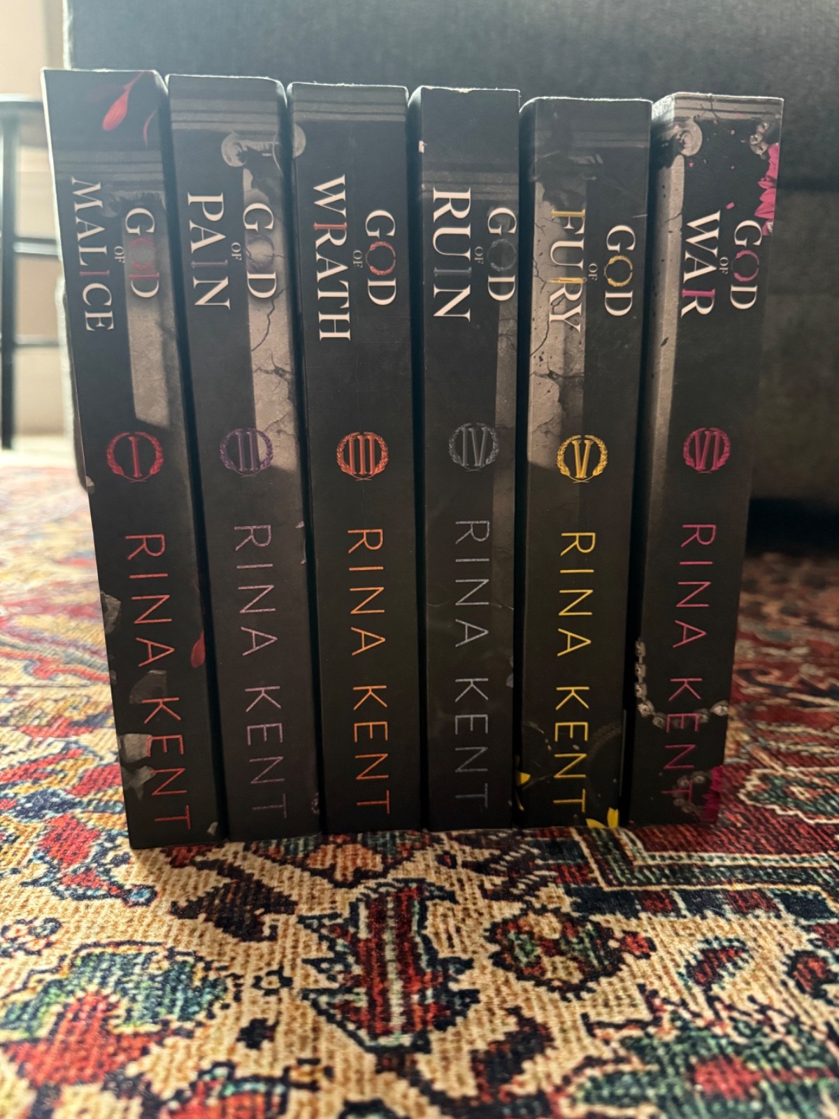 OOP (Out of Print) Special Edition Legacy of Gods Series by Rina Kent Paperback