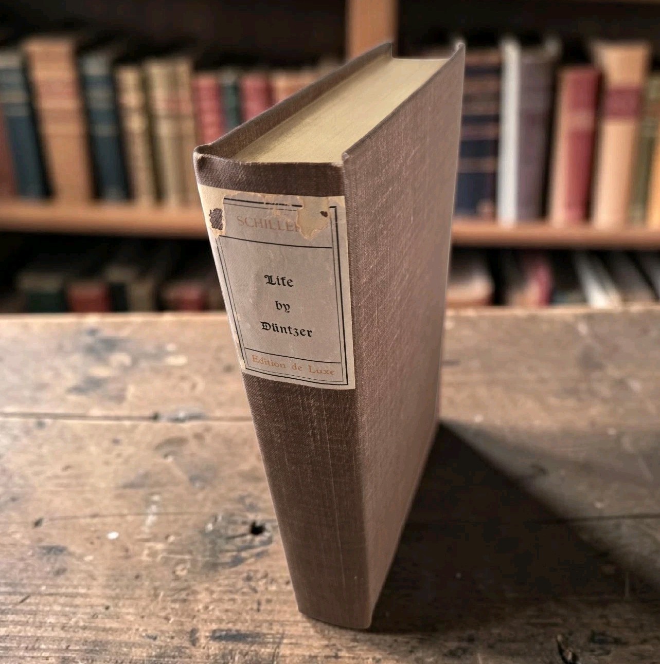 1902 The Life Of Schiller by Heinrich Duntzer Luxury Edition #15 of 1,000