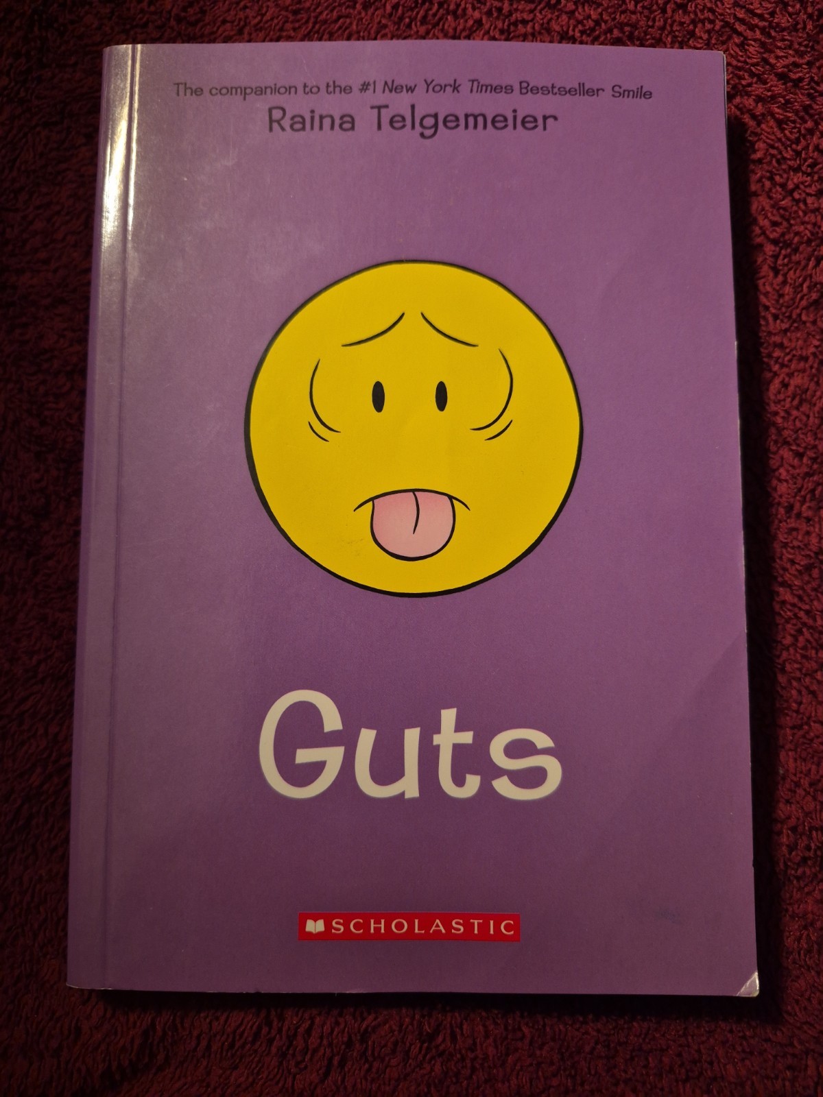 Guts by Raina Telgemeier (2019, Paperback)