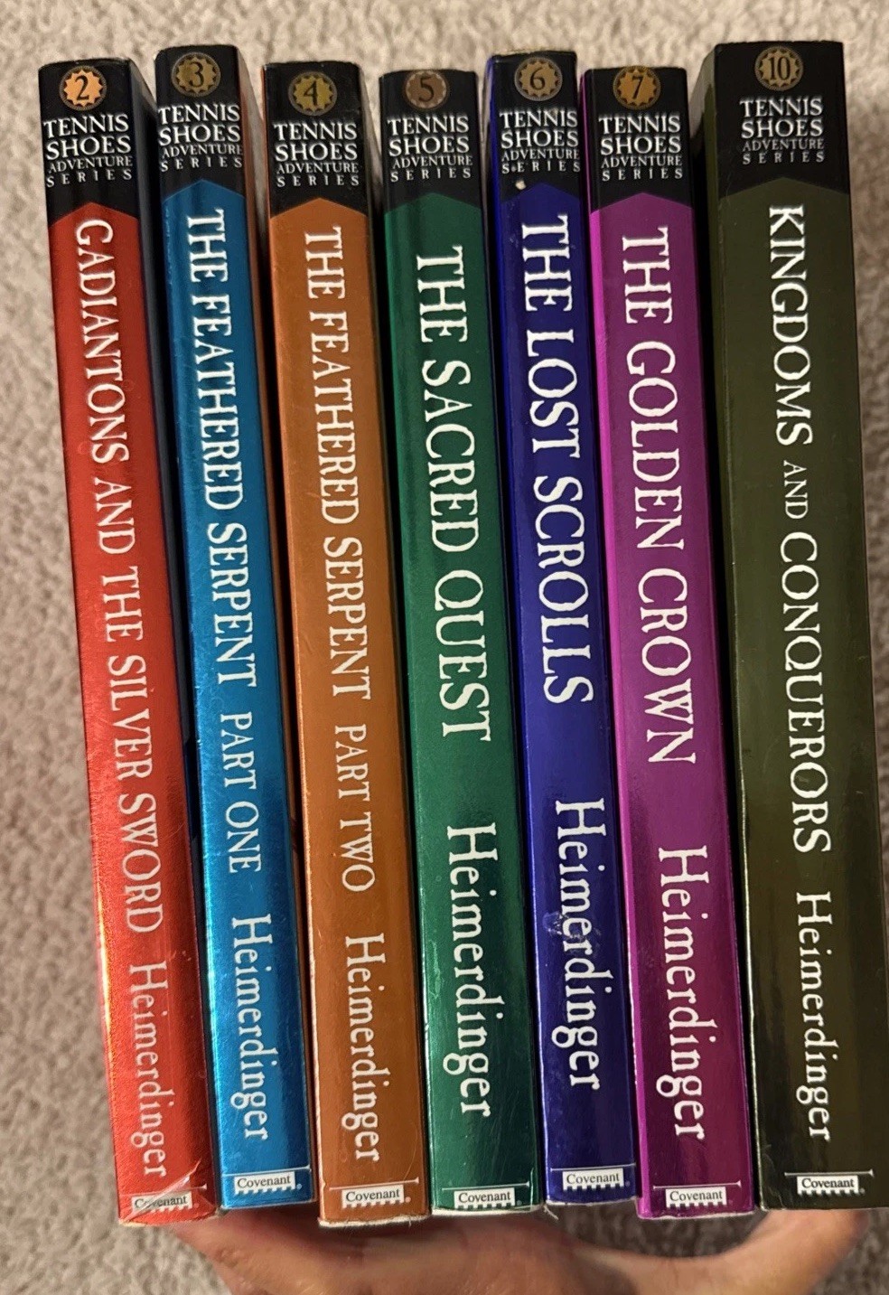 7 Books From The Tennis Shoes Adventure Series Books 2-3-4-5-6-7-10