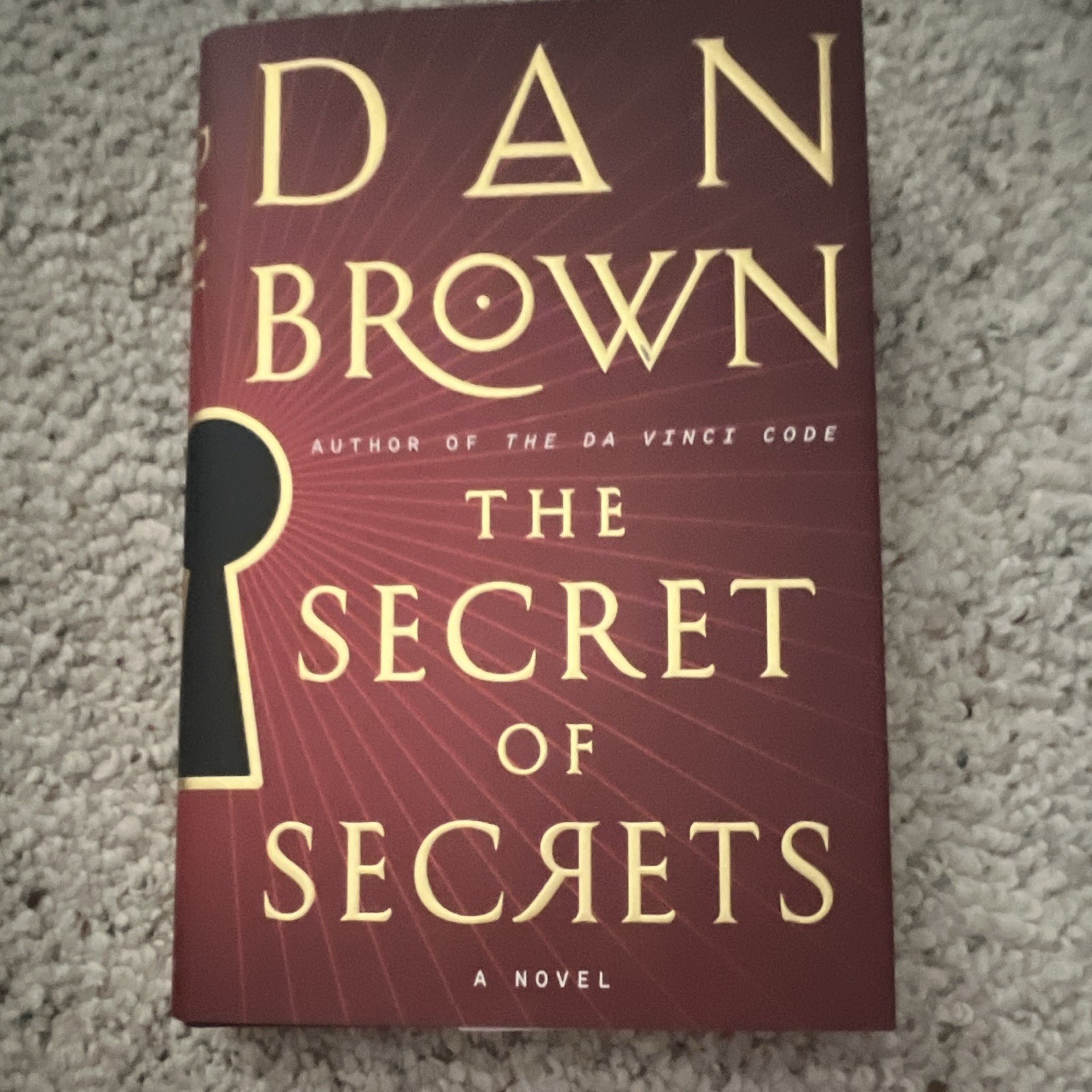 Dan Brown The Secret of Secrets Hardcover Novel w/ Dust Jacket 2025 Langdon