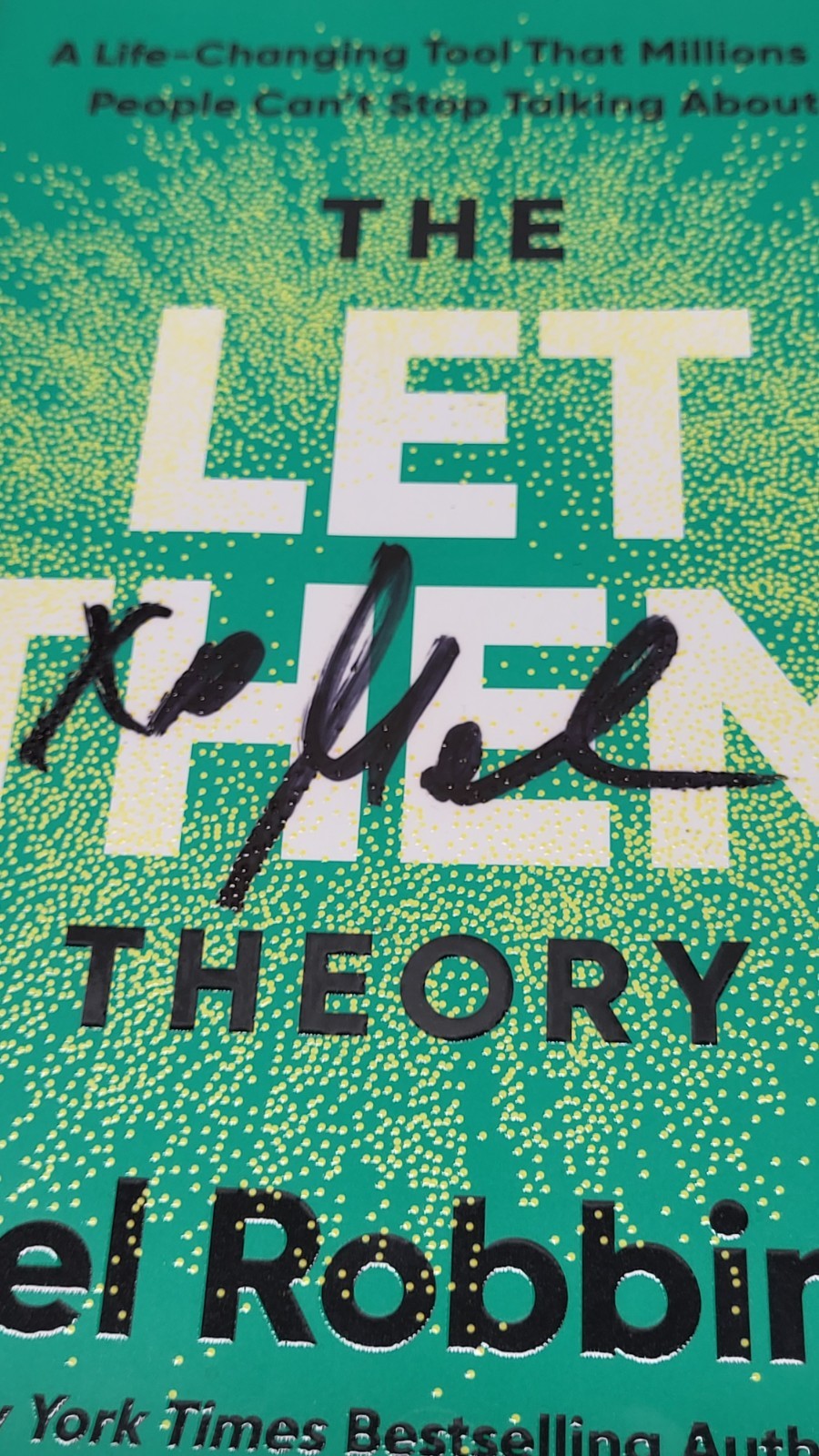 Autographed Signed The Let Them Theory by Mel Robbins Hardcover NEW